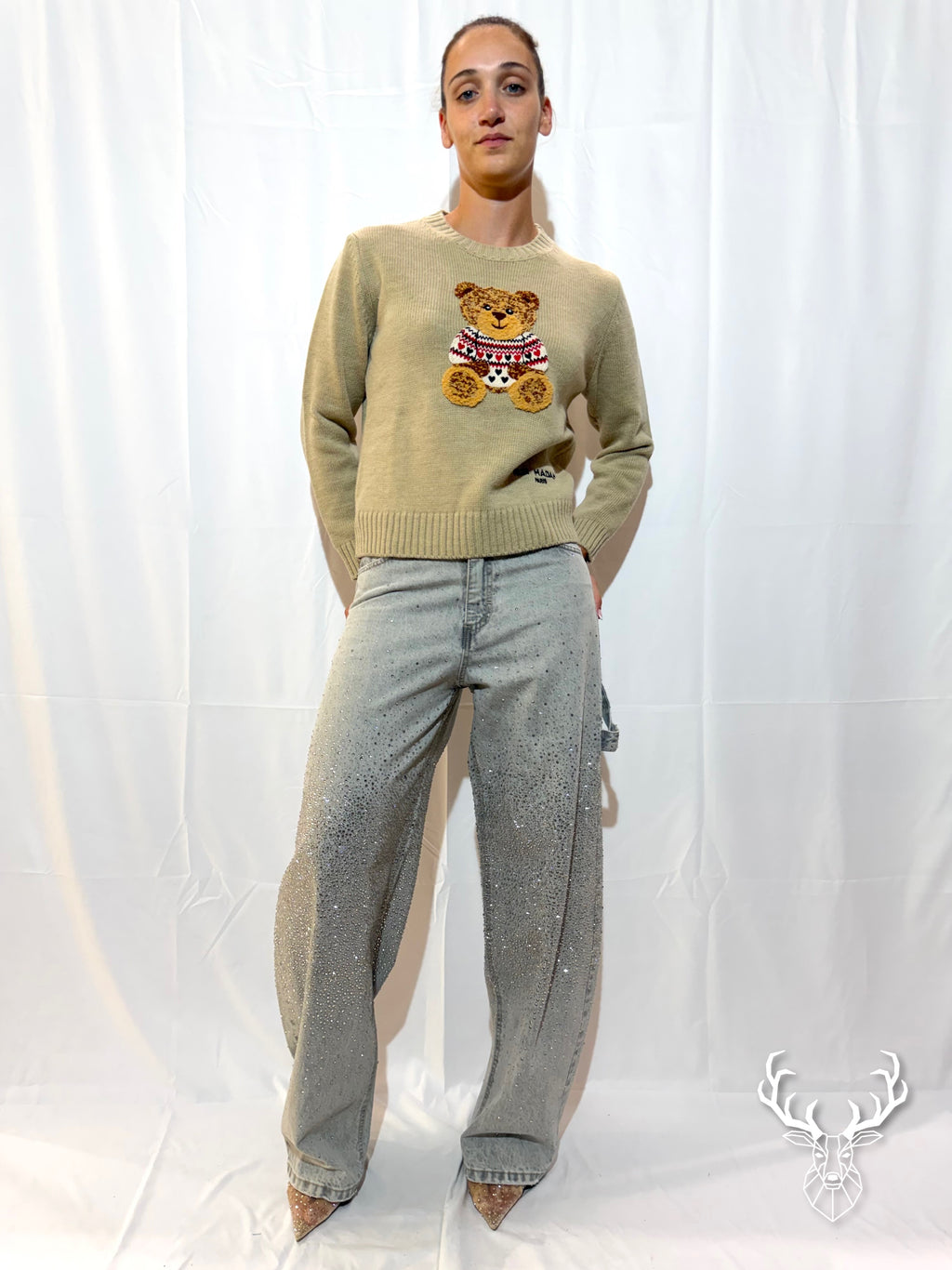 Marvin Love Jumper Beige Rue Madam Paris