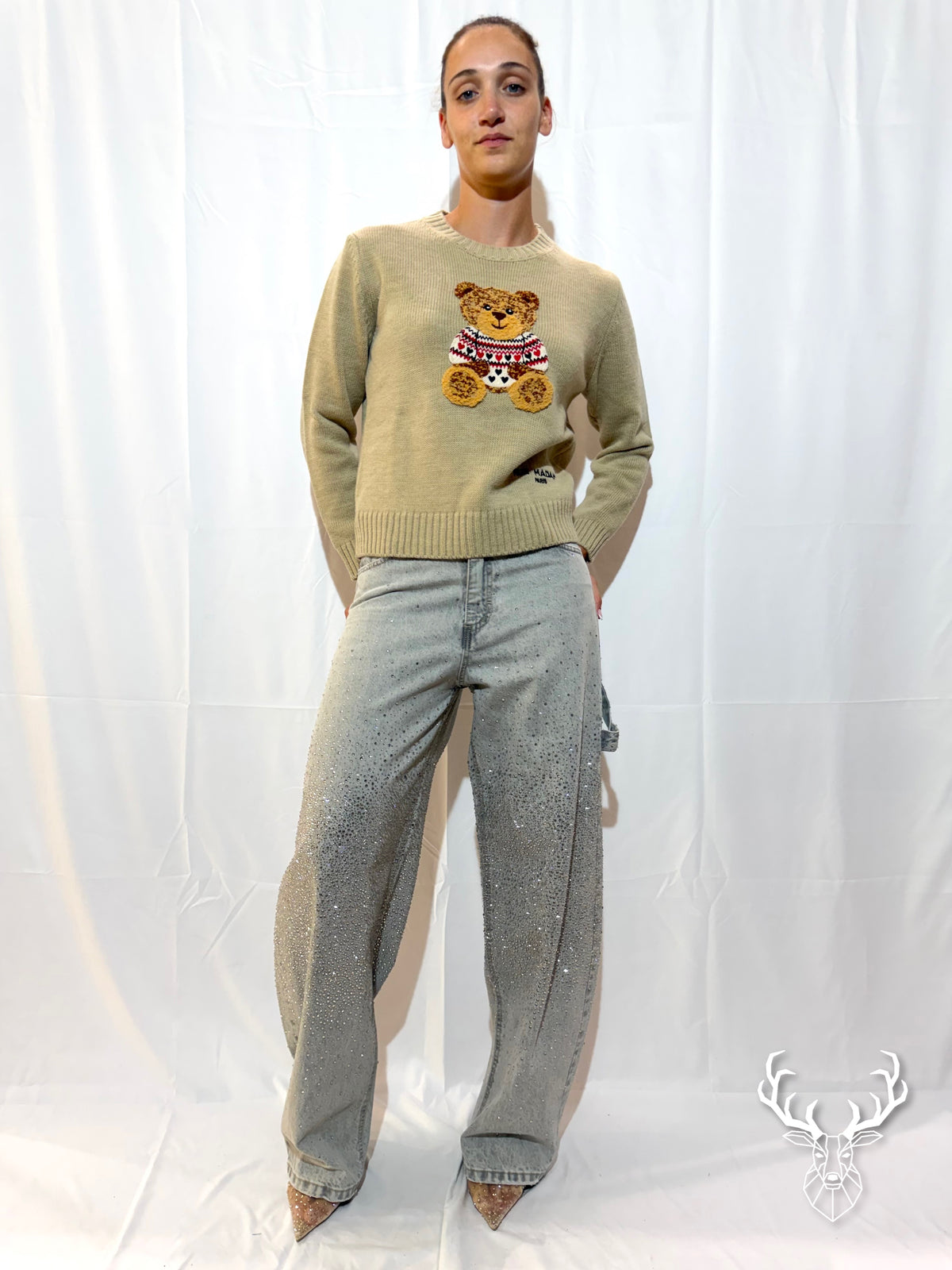 Marvin Love Jumper Beige Rue Madam Paris