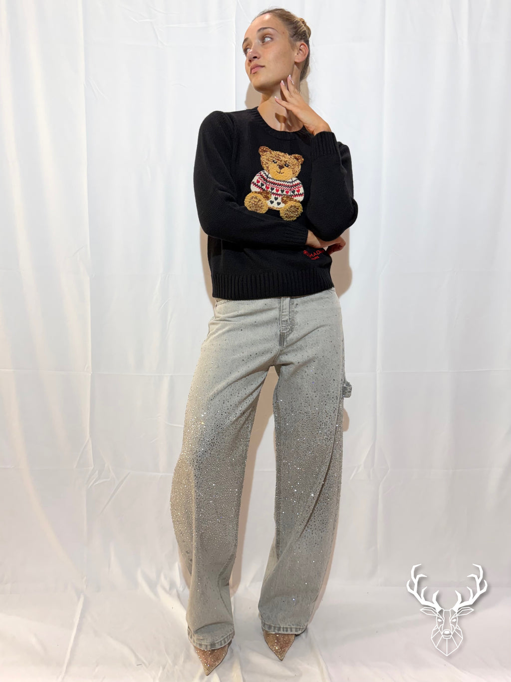 Marvin Love Jumper Black Rue Madam Paris