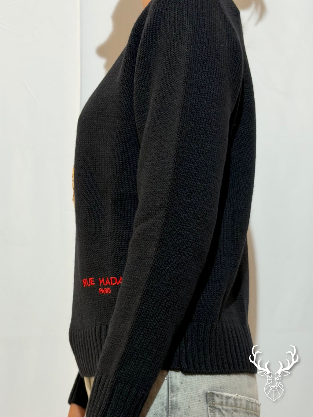 Marvin Love Jumper Black Rue Madam Paris