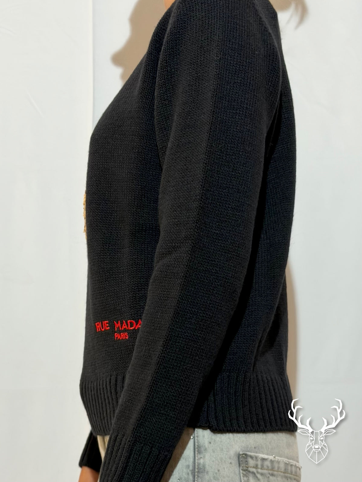 Marvin Love Jumper Black Rue Madam Paris