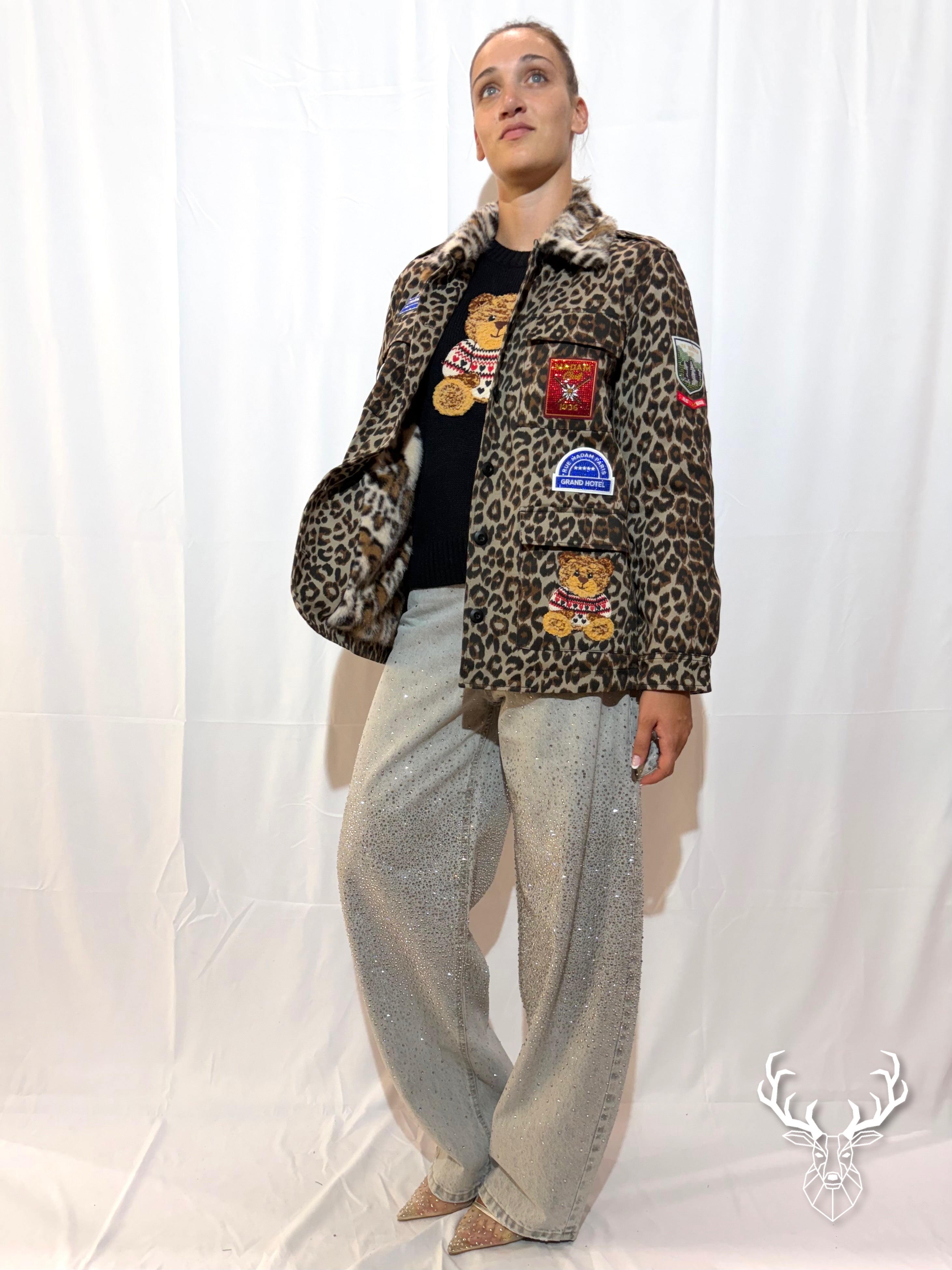 Safari Winter Jacket Leopard Rue Madam Paris