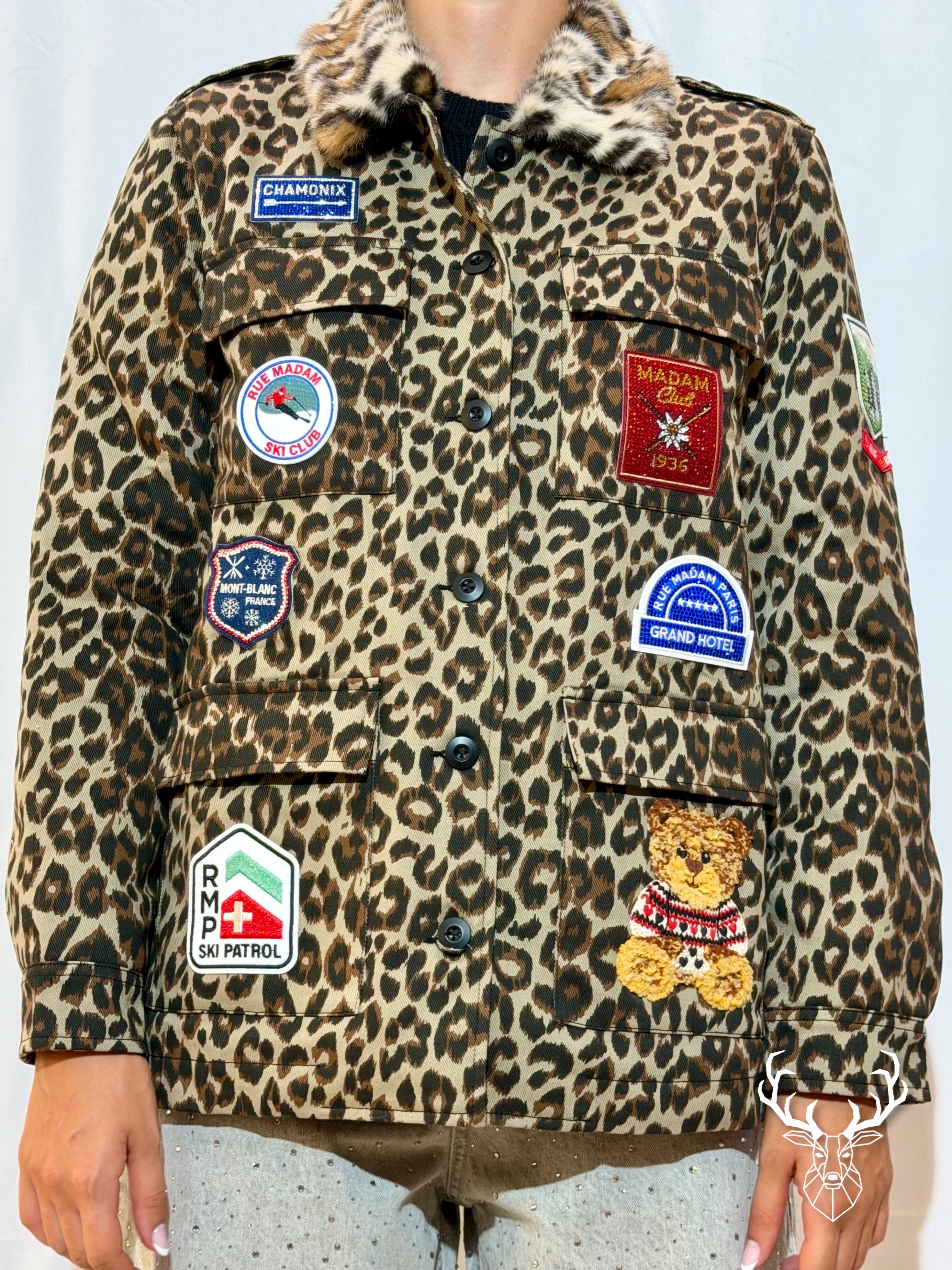 Safari Winter Jacket Leopard Rue Madam Paris