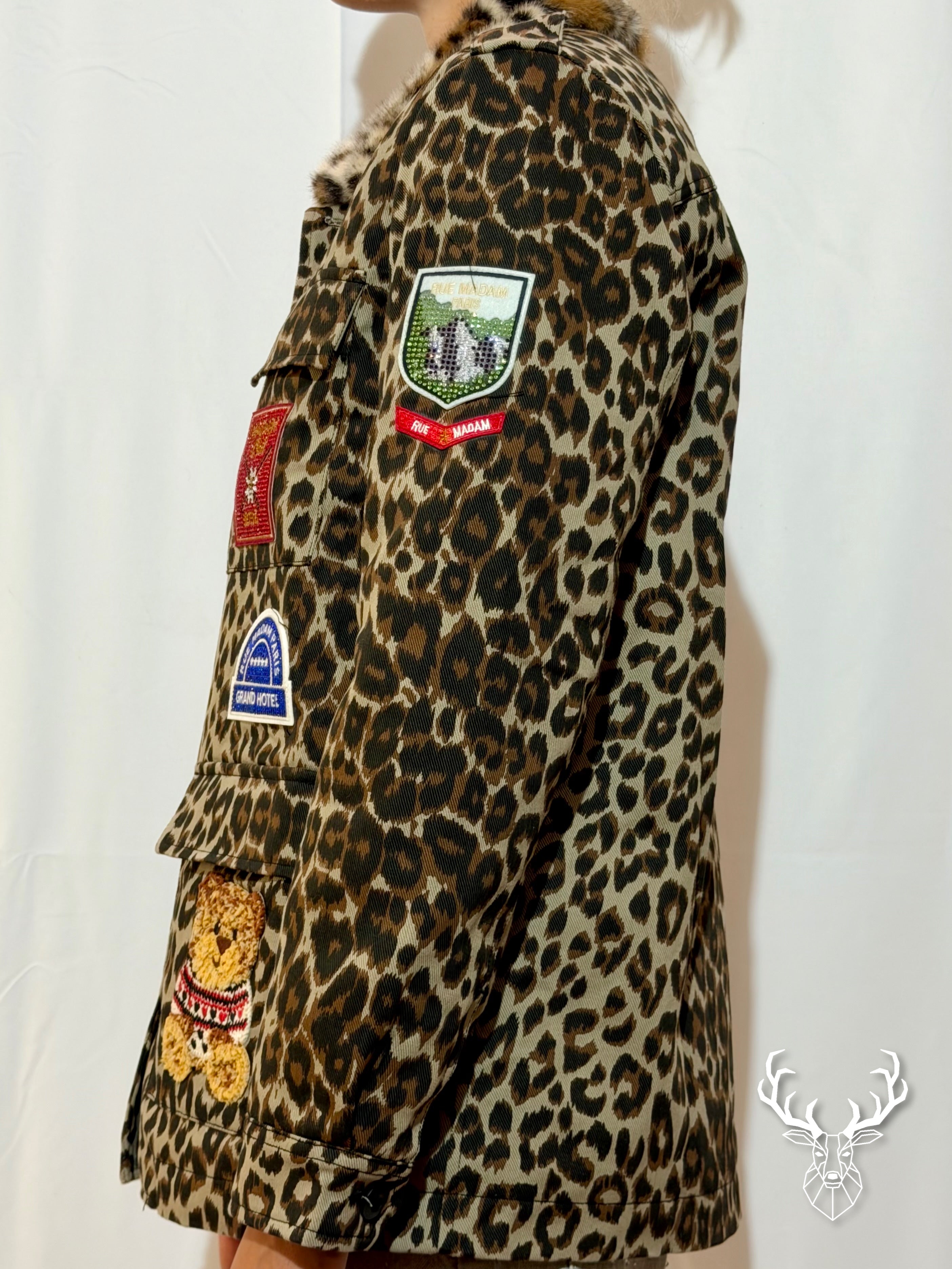 Safari Winter Jacket Leopard Rue Madam Paris