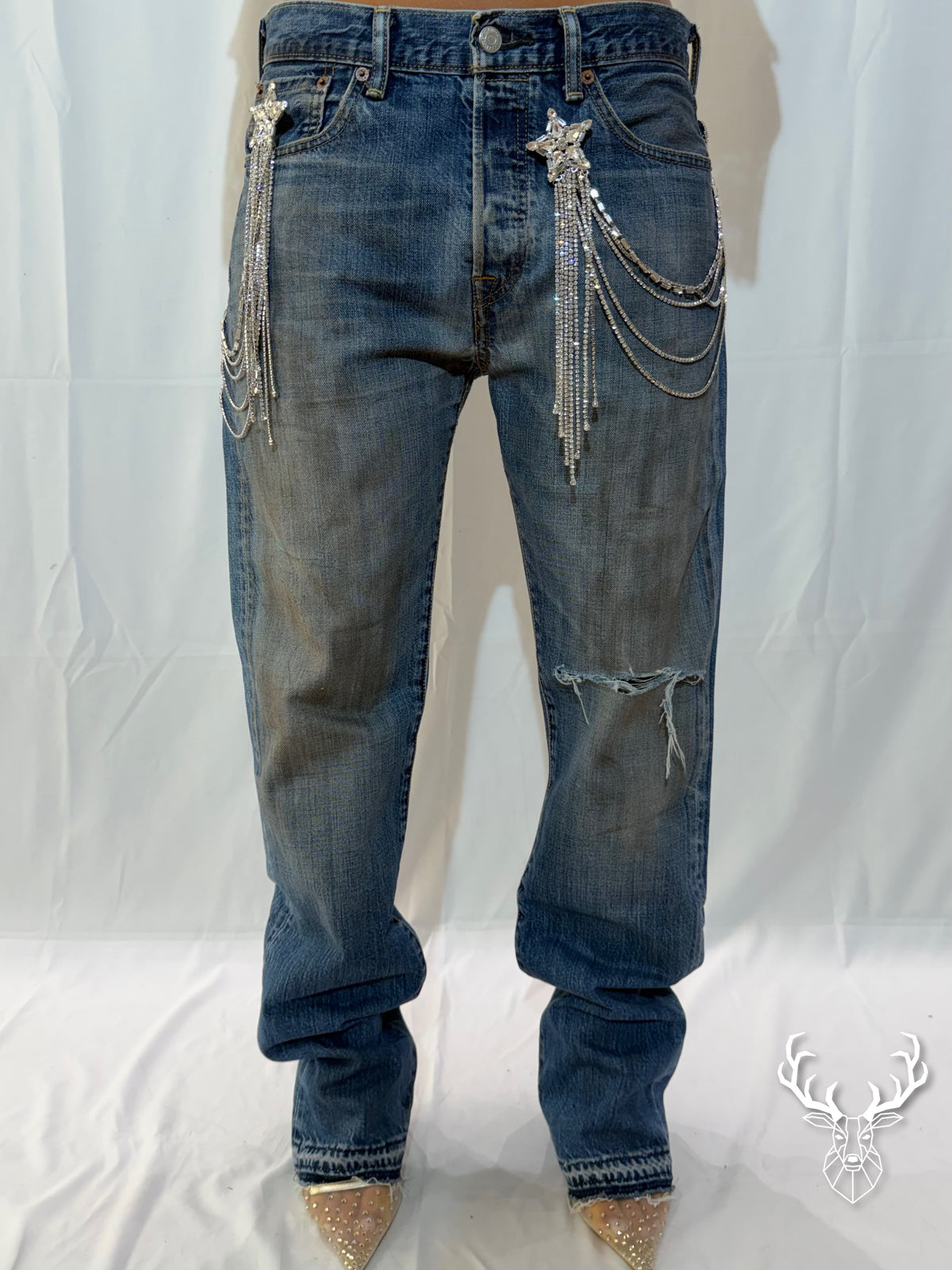 Ultraboy Vintage Denim Medio Rotture e Spille Rossano Perini
