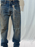 Ultraboy Vintage Denim Medio Rotture e Spille Rossano Perini