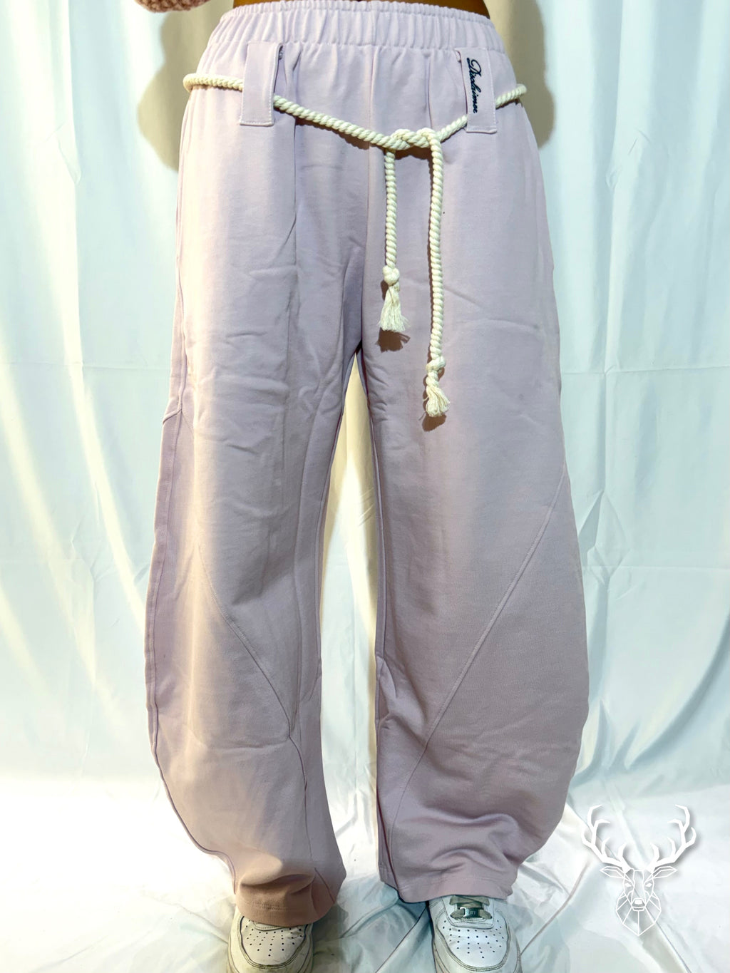 Pantalone Tuta Oversize Rosa Disclaimer