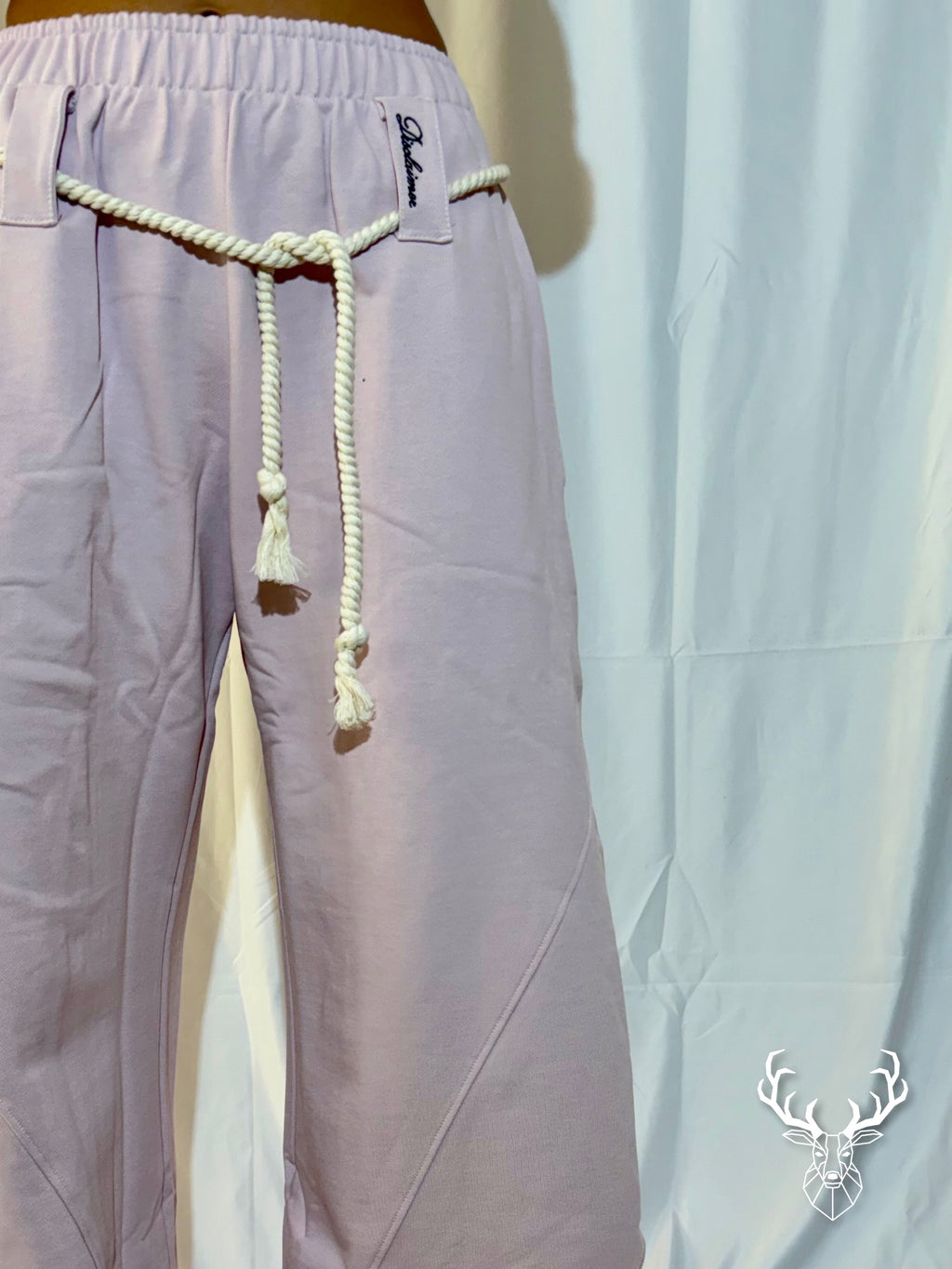 Pantalone Tuta Oversize Rosa Disclaimer