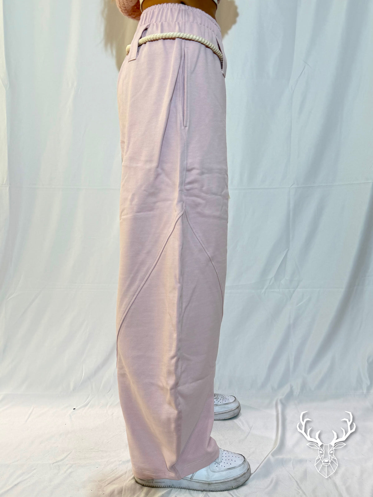 Pantalone Tuta Oversize Rosa Disclaimer