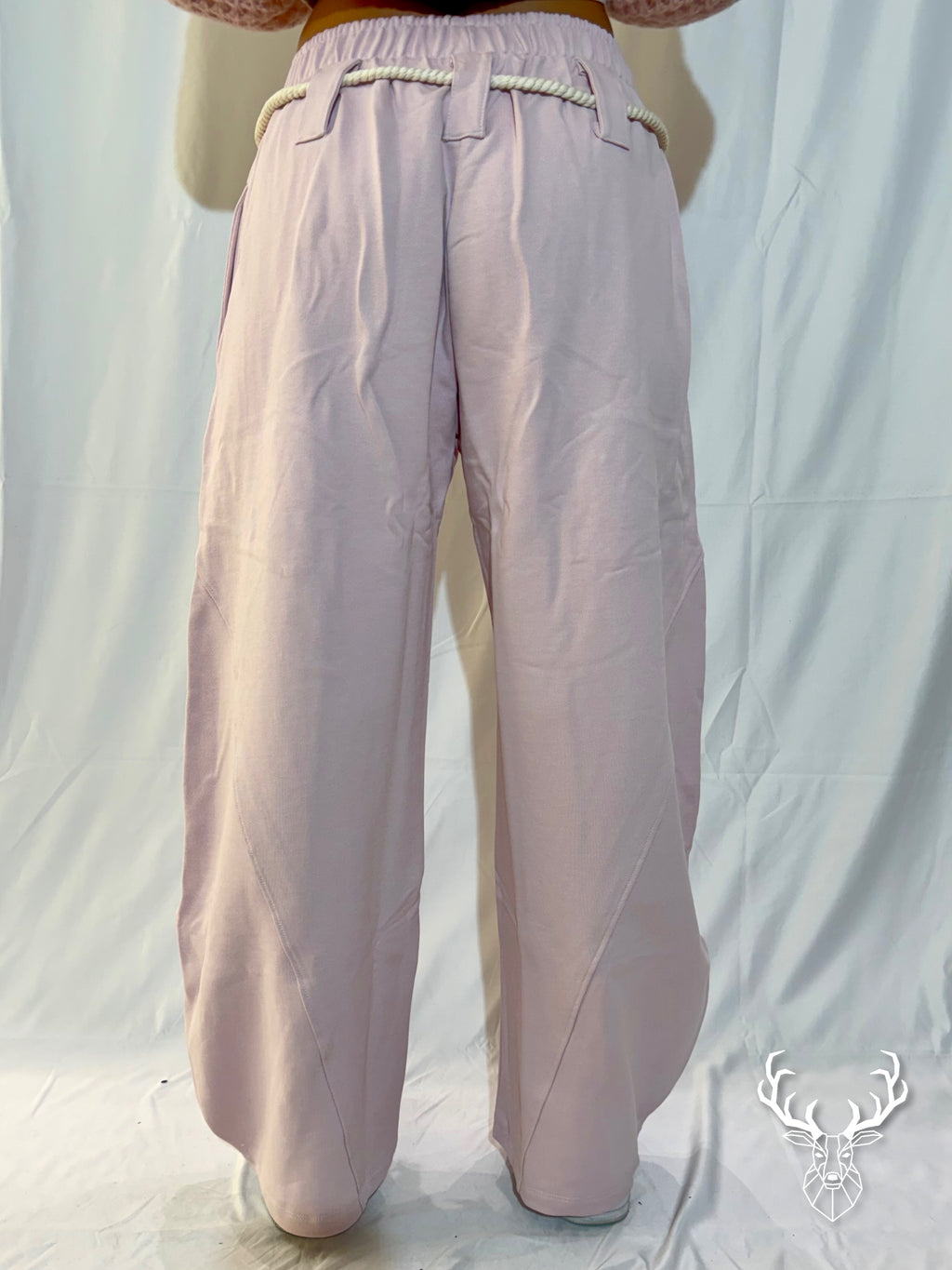 Pantalone Tuta Oversize Rosa Disclaimer