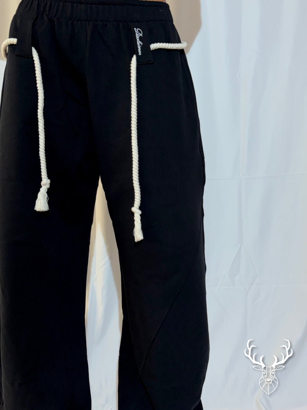 Pantalone Tuta Oversize Nero Disclaimer