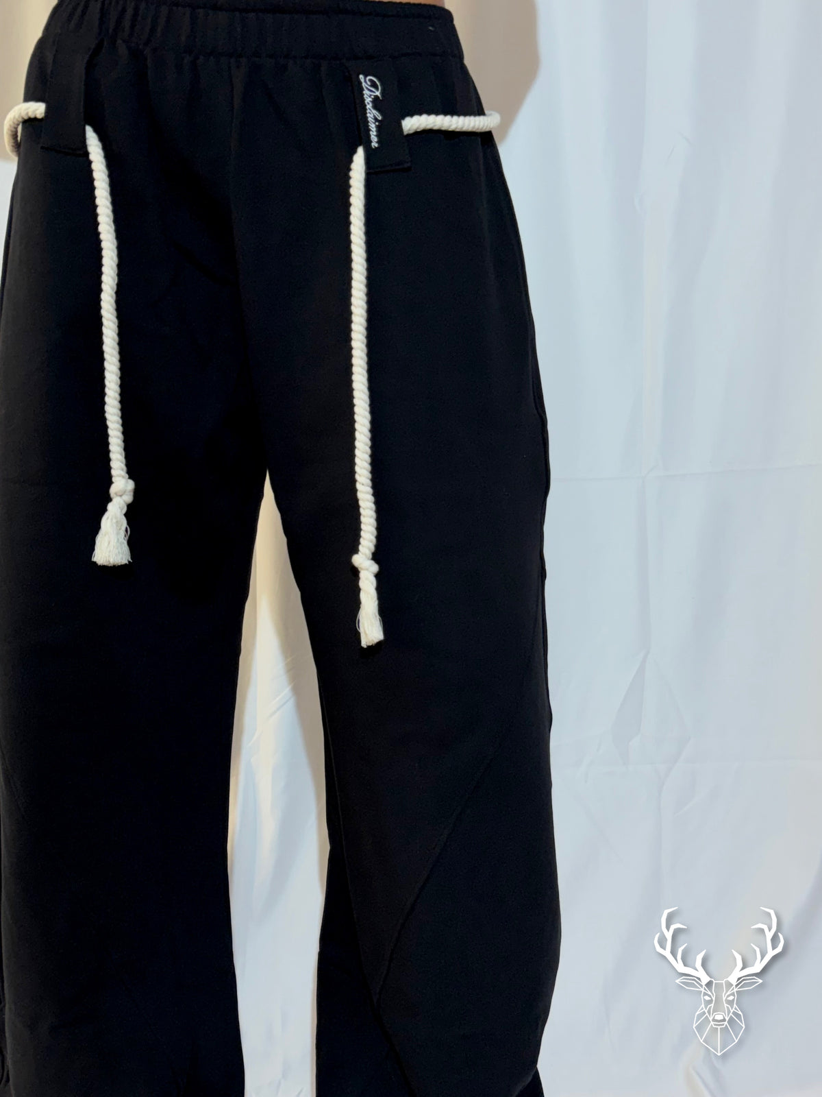 Pantalone Tuta Oversize Nero Disclaimer