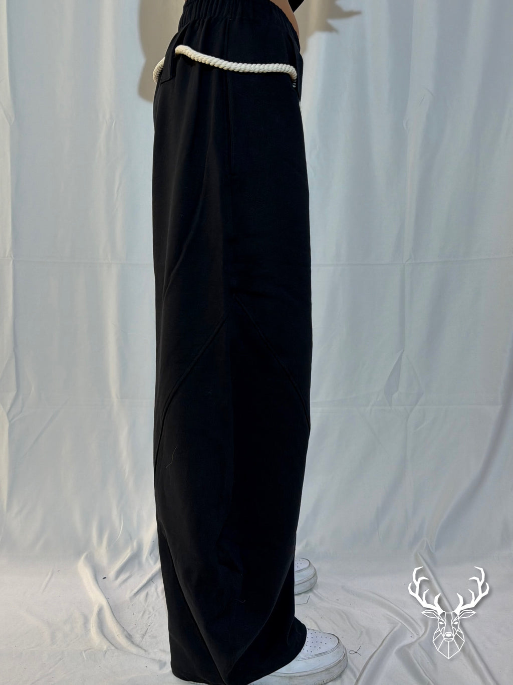 Pantalone Tuta Oversize Nero Disclaimer