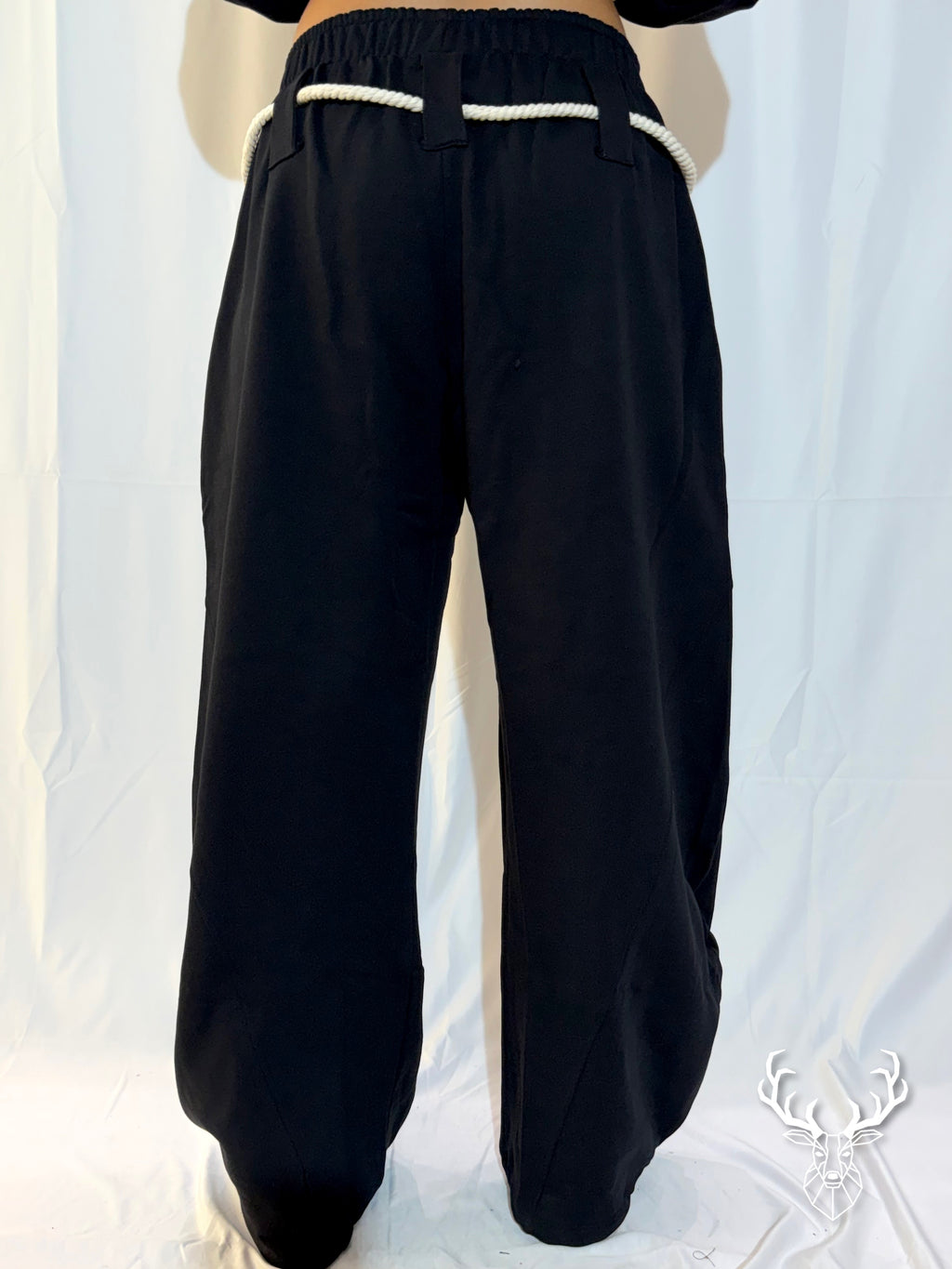 Pantalone Tuta Oversize Nero Disclaimer