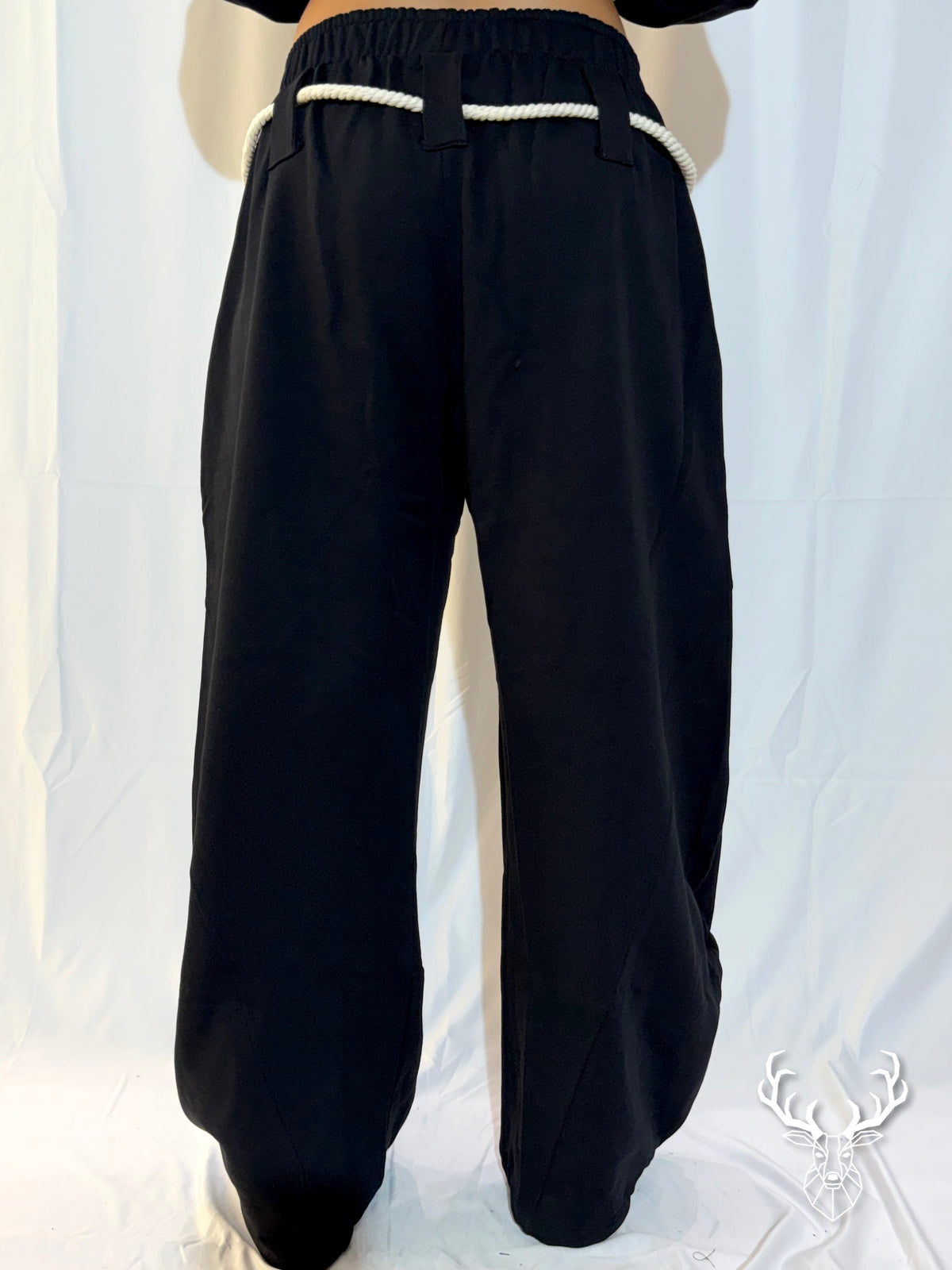 Pantalone Tuta Oversize Nero Disclaimer