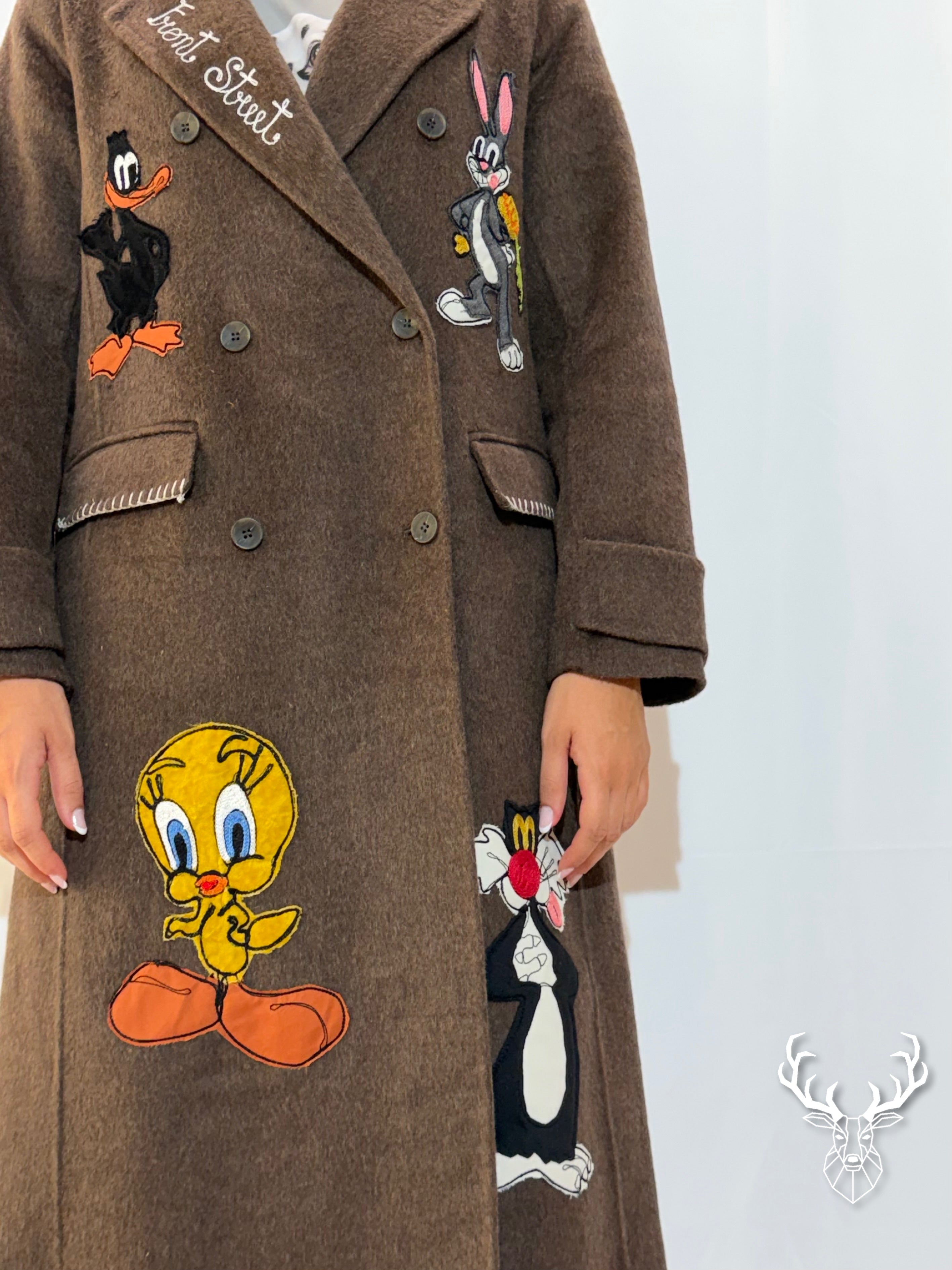 Cappotto Marrone Looney Tunes Front Street