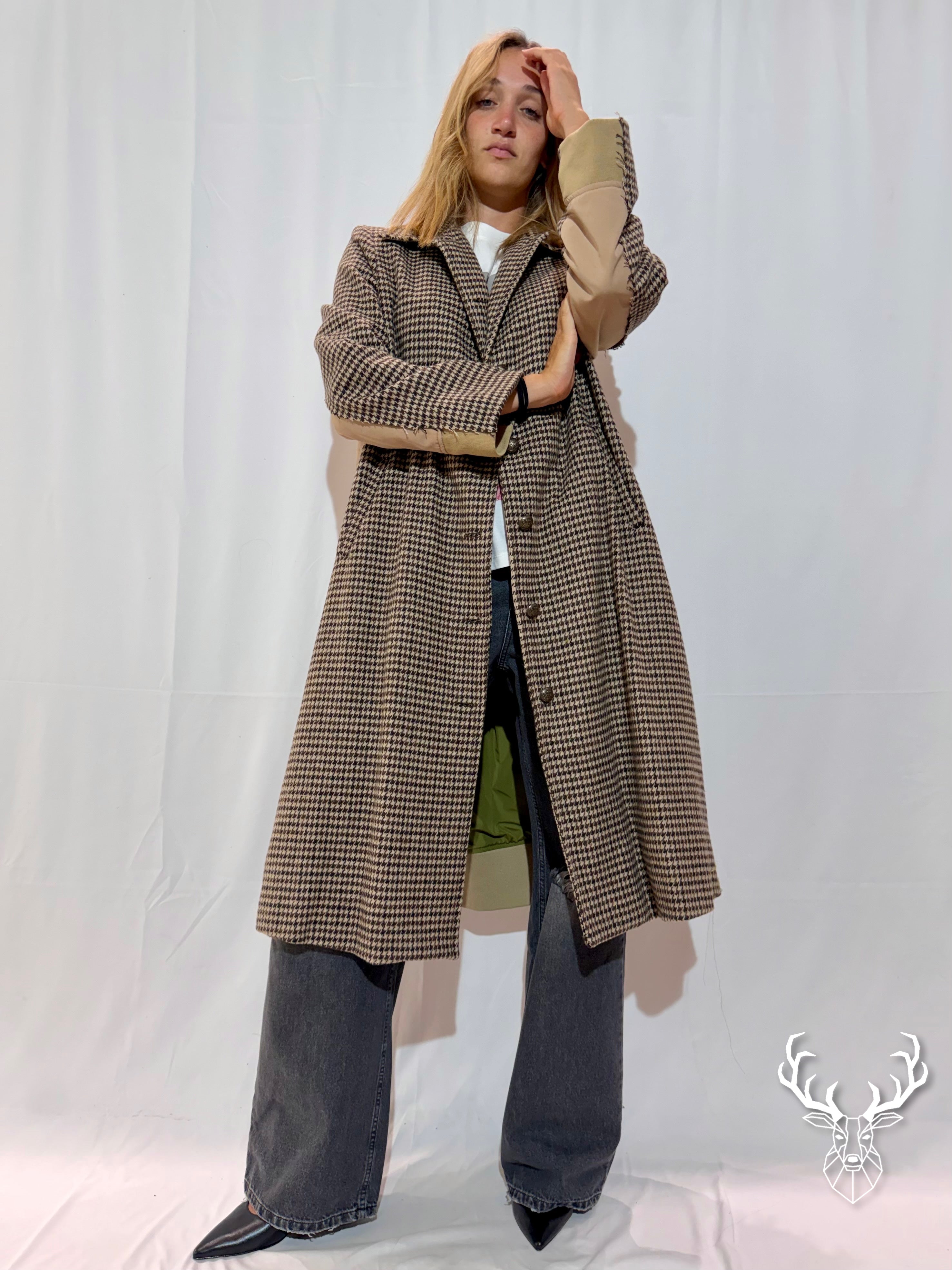 Cappotto Ibrido Pied de Poule Trench Front Street