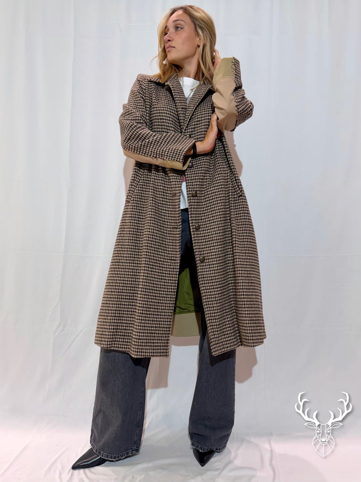 Cappotto Ibrido Pied de Poule Trench Front Street