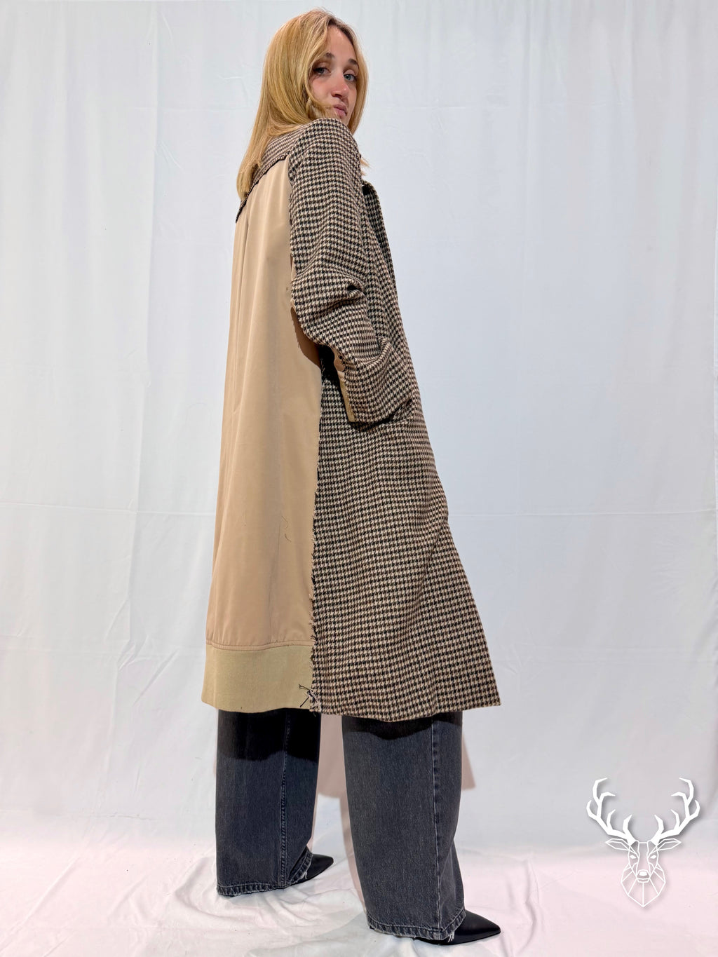 Cappotto Ibrido Pied de Poule Trench Front Street