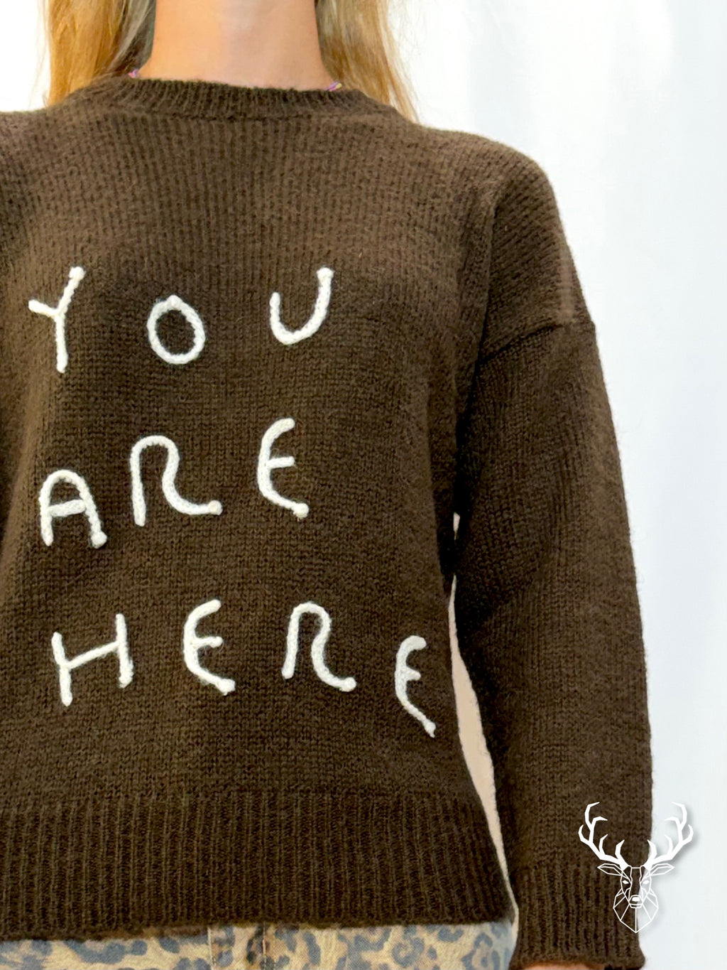 Maglioncino "You Are Here" Kontatto