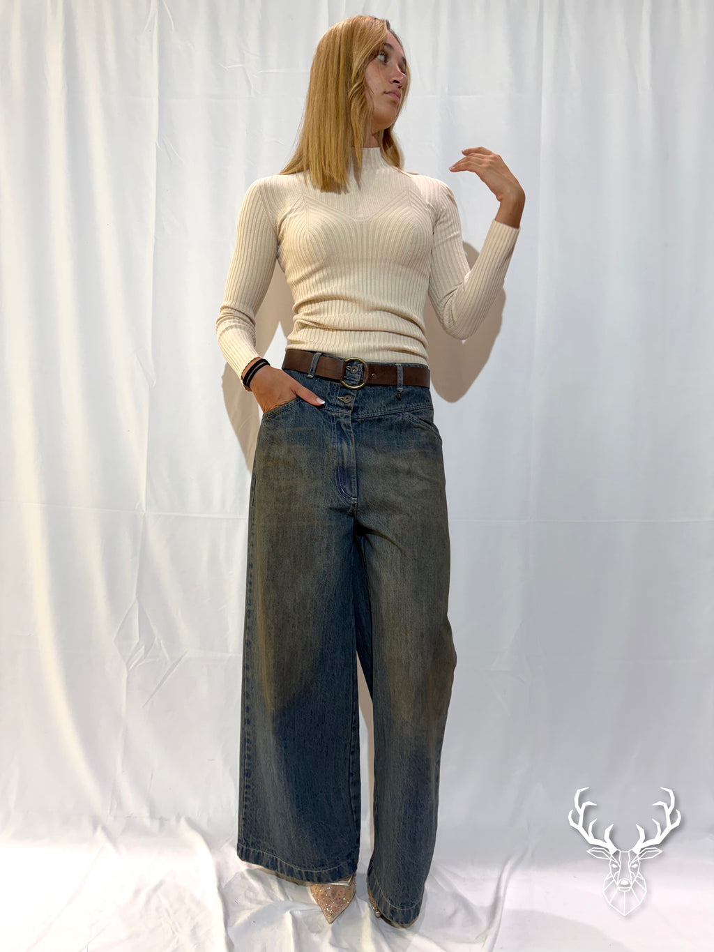 Jeans Ada Boyfriend con Cintura Dixie