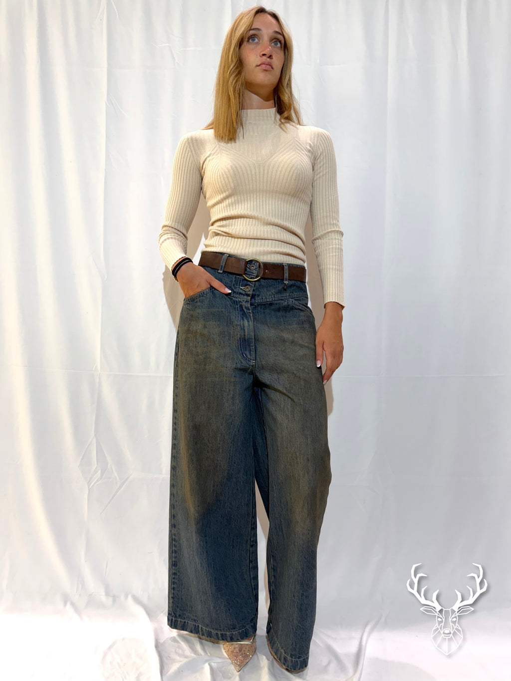 Jeans Ada Boyfriend con Cintura Dixie