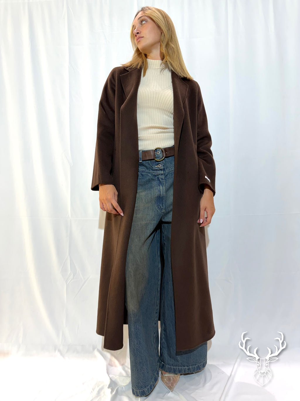 Cappotto Lungo Hand Made Marrone Dixie