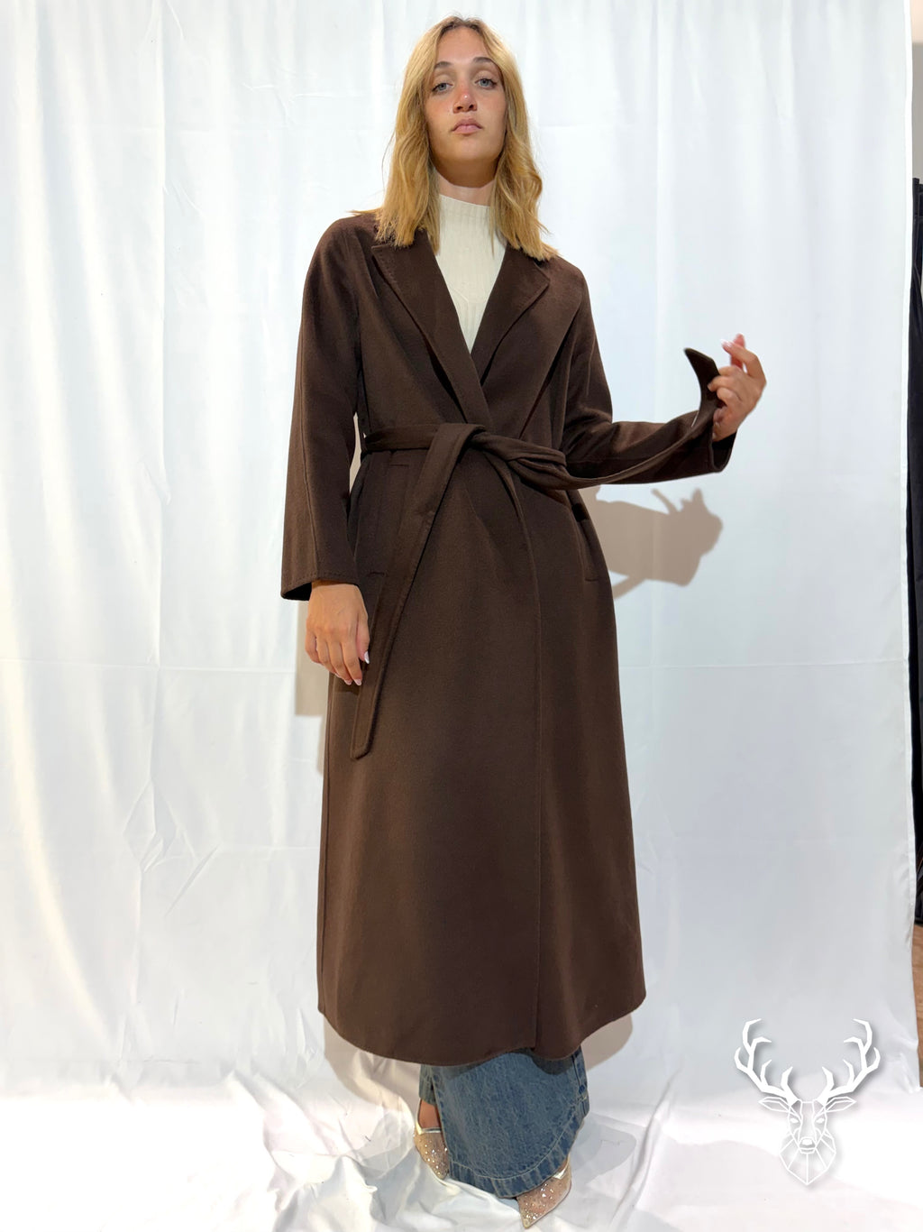 Cappotto Lungo Hand Made Marrone Dixie