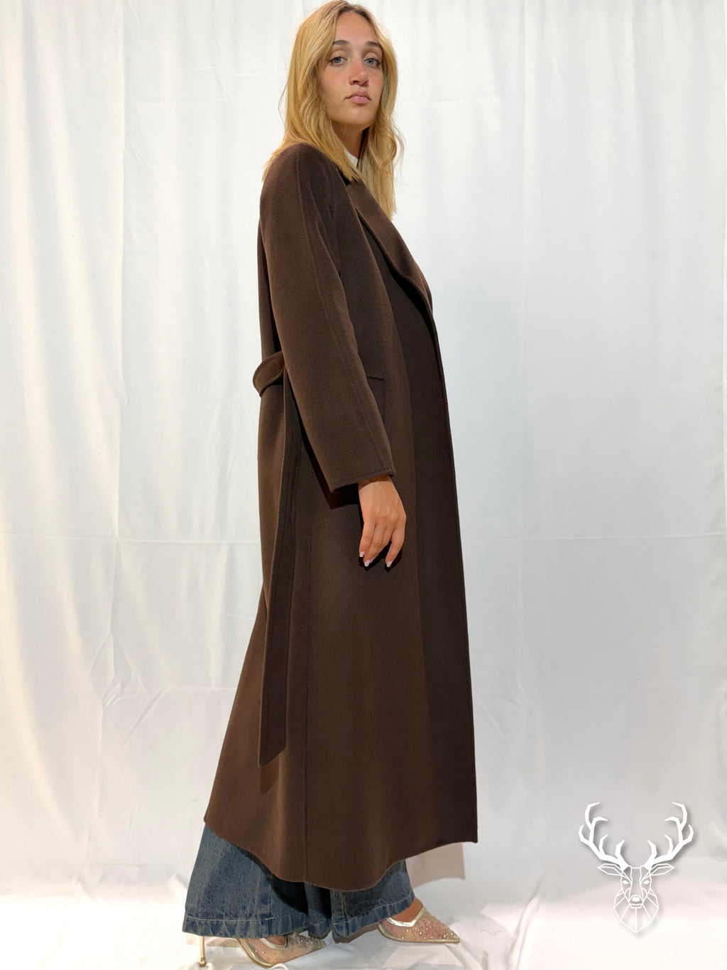 Cappotto Lungo Hand Made Marrone Dixie