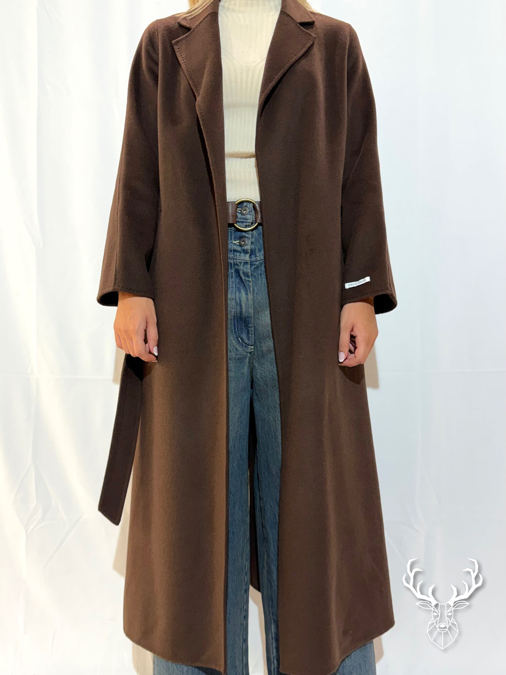 Cappotto Lungo Hand Made Marrone Dixie