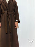 Cappotto Lungo Hand Made Marrone Dixie