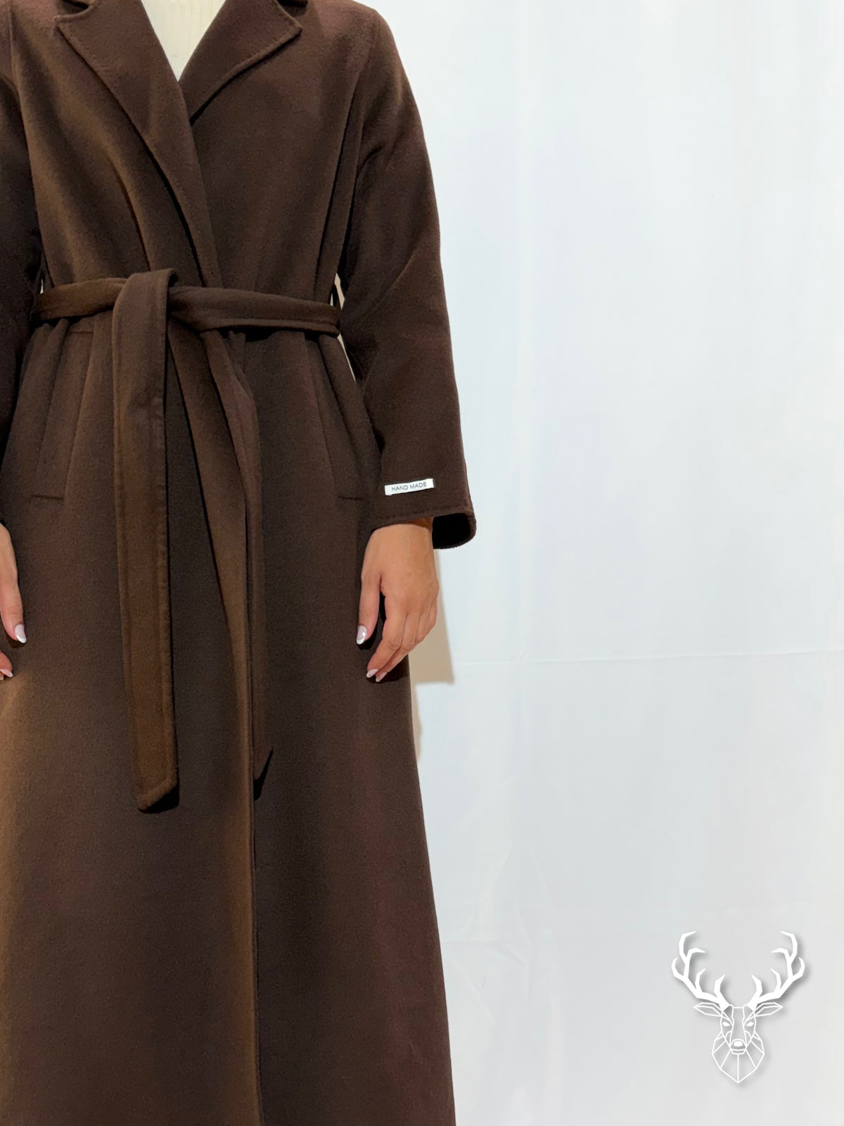Cappotto Lungo Hand Made Marrone Dixie