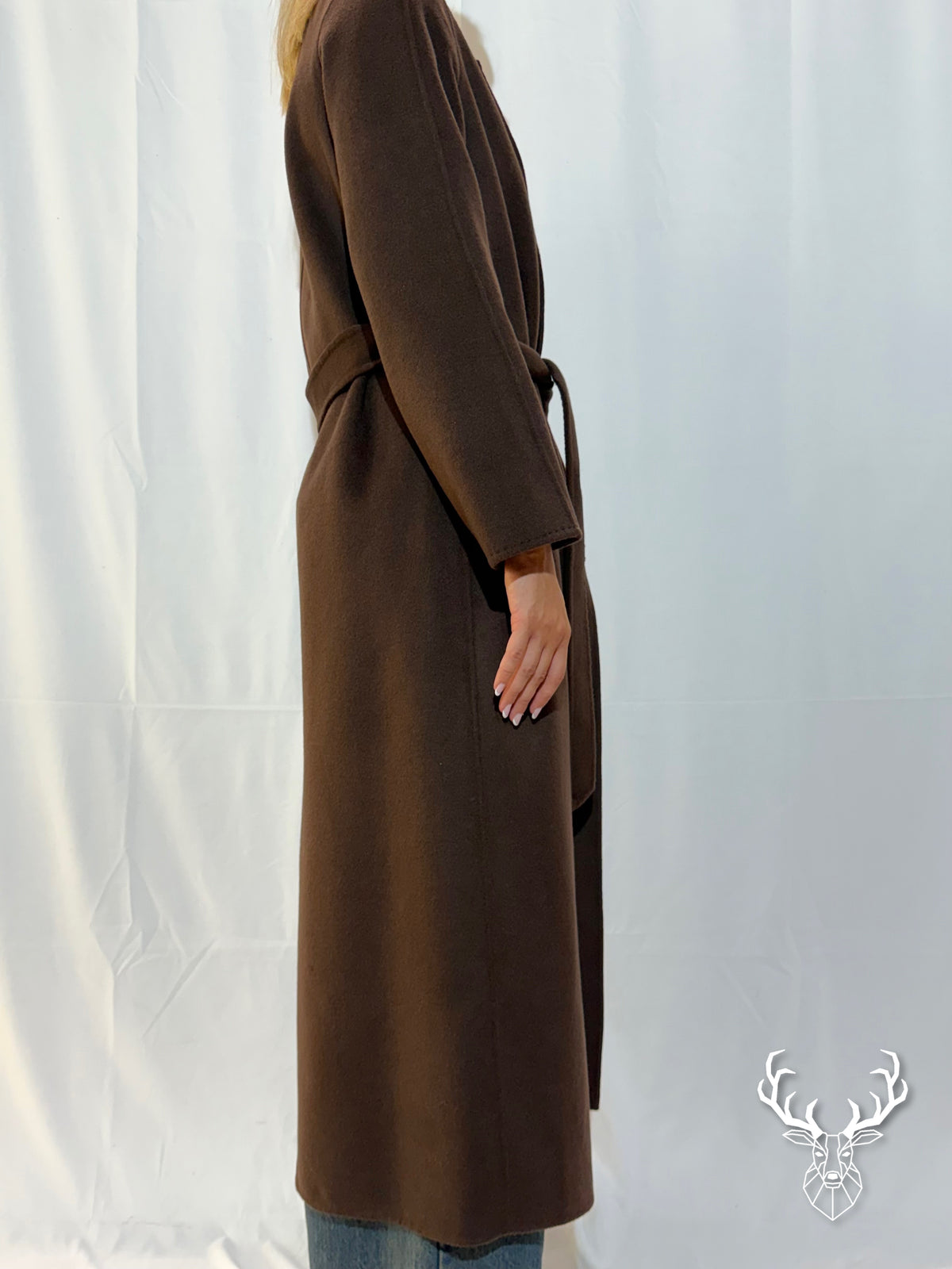 Cappotto Lungo Hand Made Marrone Dixie