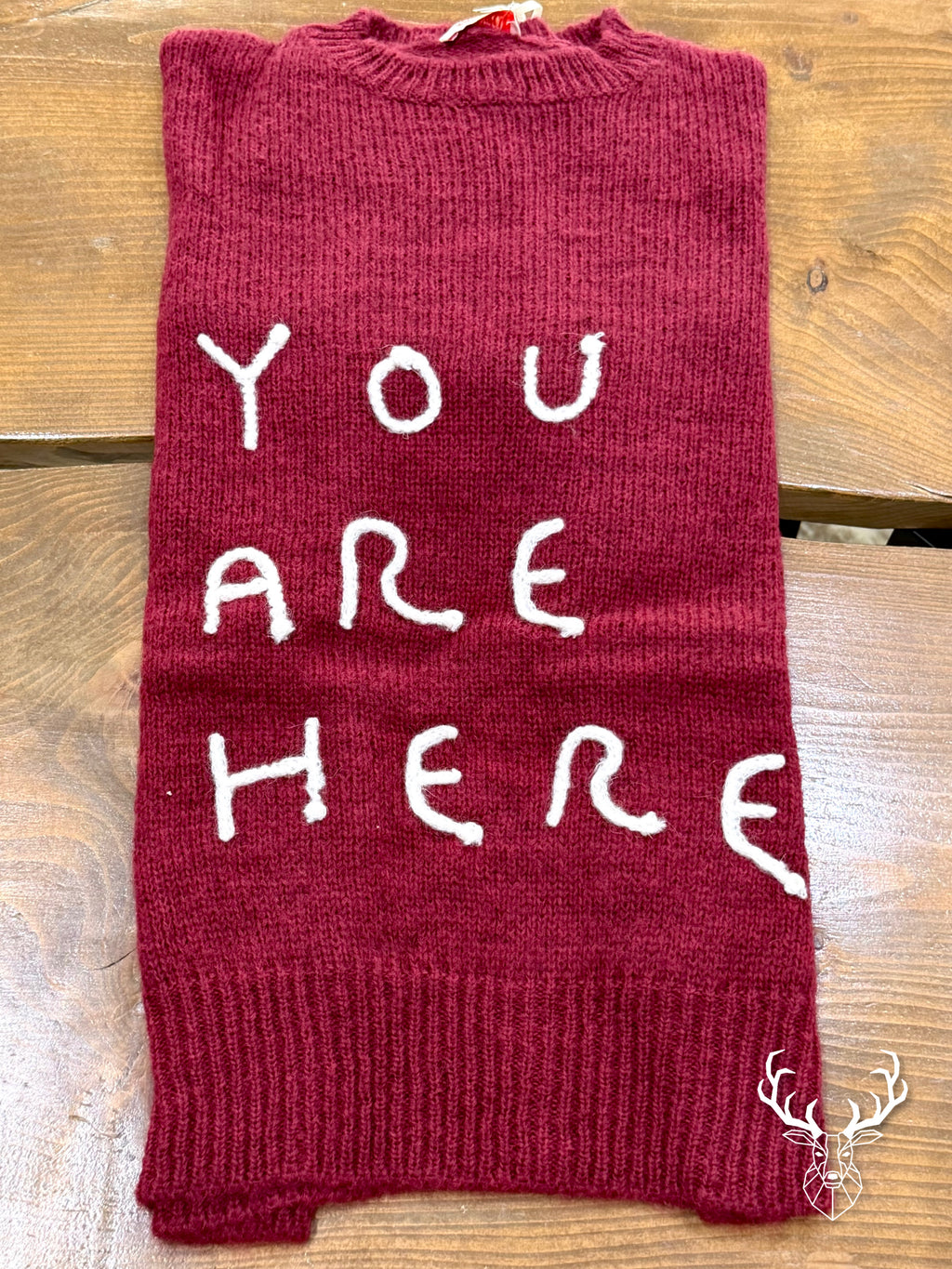 Maglioncino "You Are Here" Kontatto