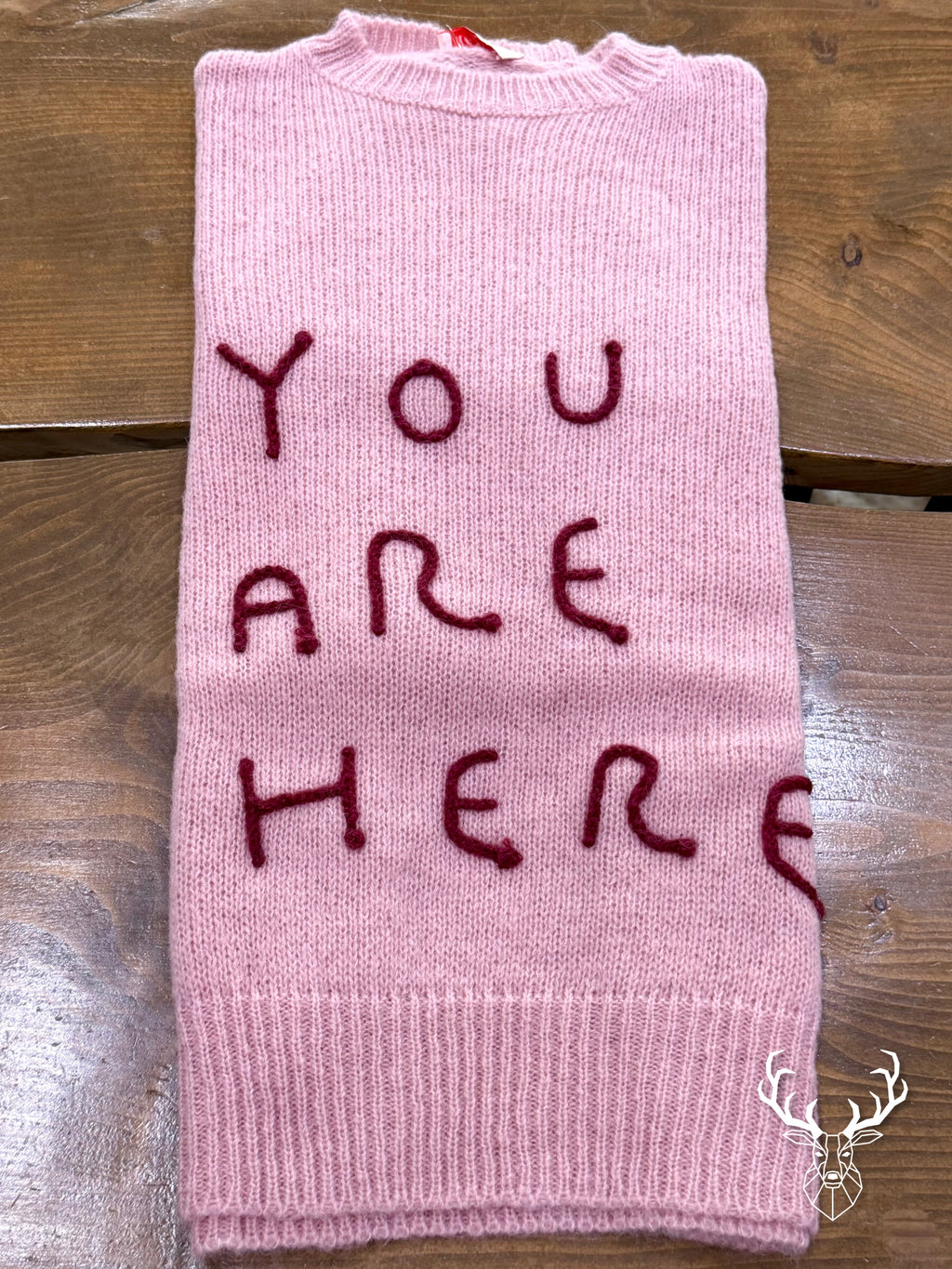 Maglioncino "You Are Here" Kontatto