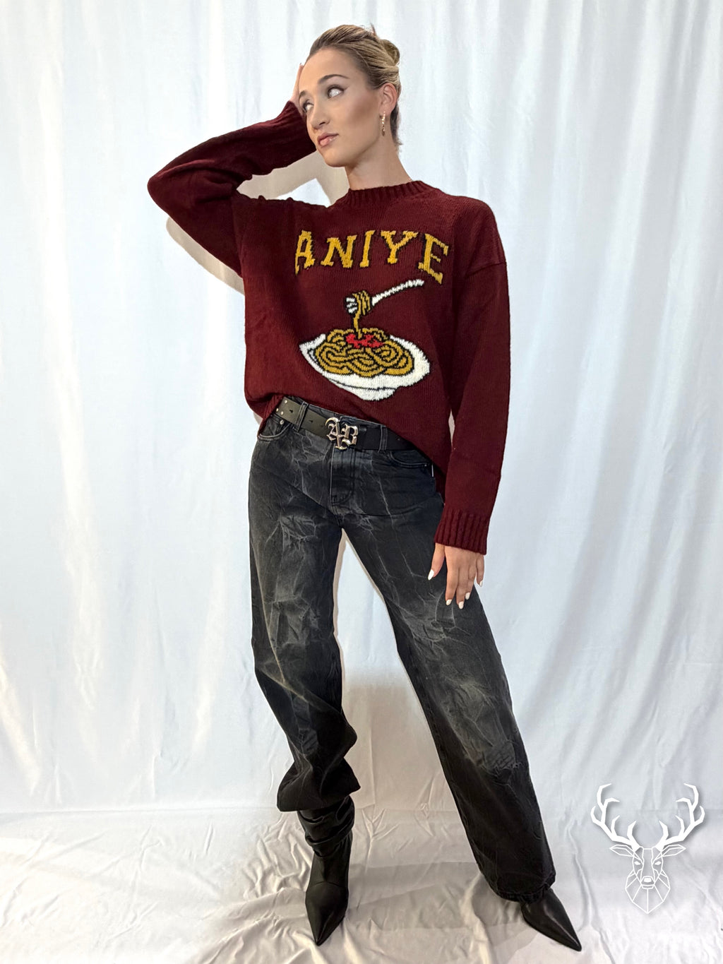 Pull Spaghetti Ruby Noir Aniye By