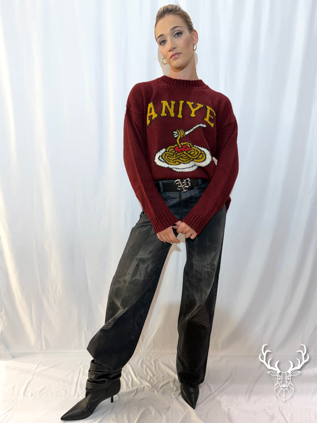 Pull Spaghetti Ruby Noir Aniye By