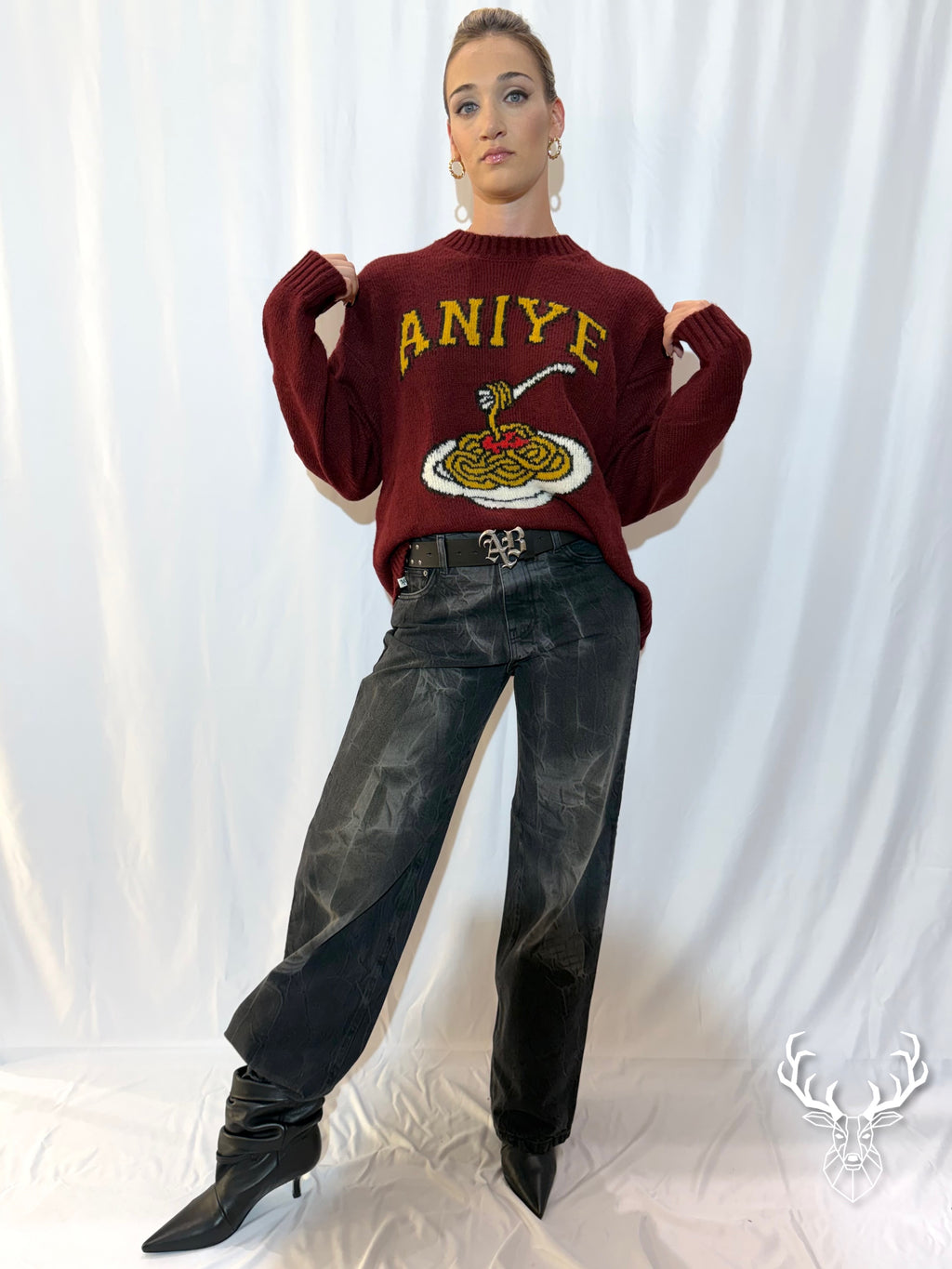 Pull Spaghetti Ruby Noir Aniye By