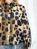 Camicia Giraffa In Chiffon Di Seta Rossano Perini