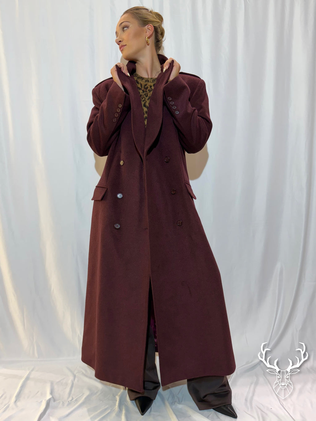 Coat Dina Ruby Noir Aniye By