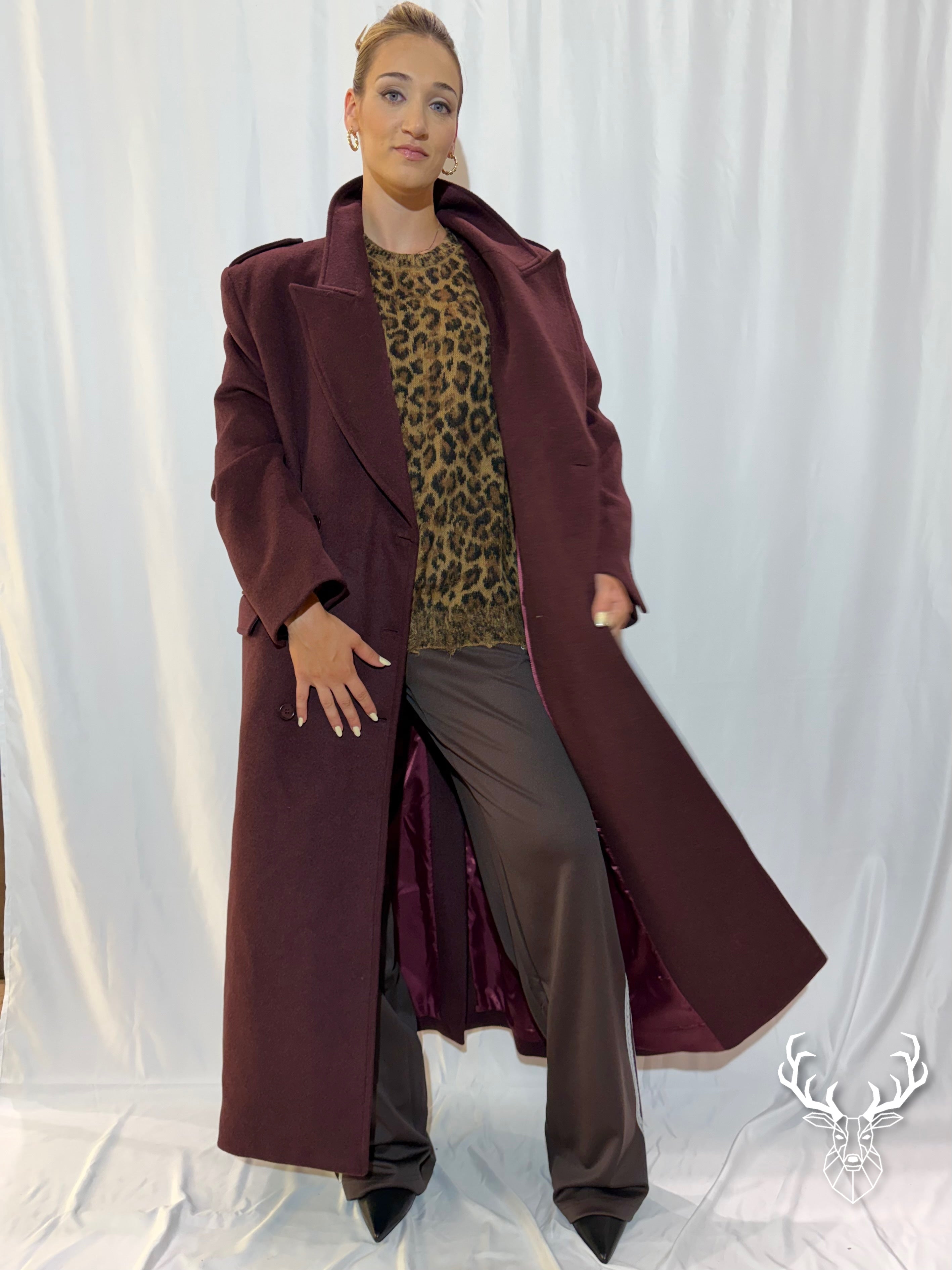 Coat Dina Ruby Noir Aniye By