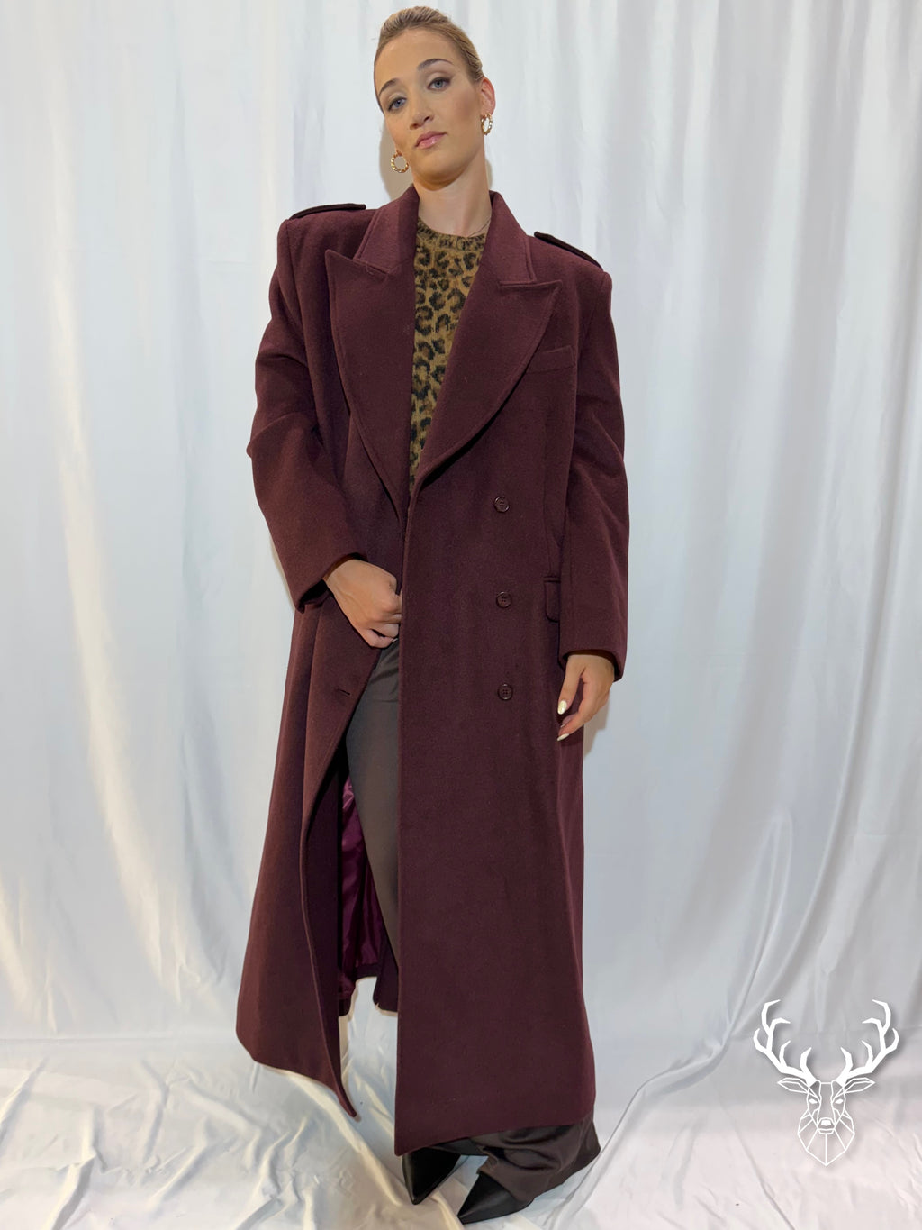 Coat Dina Ruby Noir Aniye By