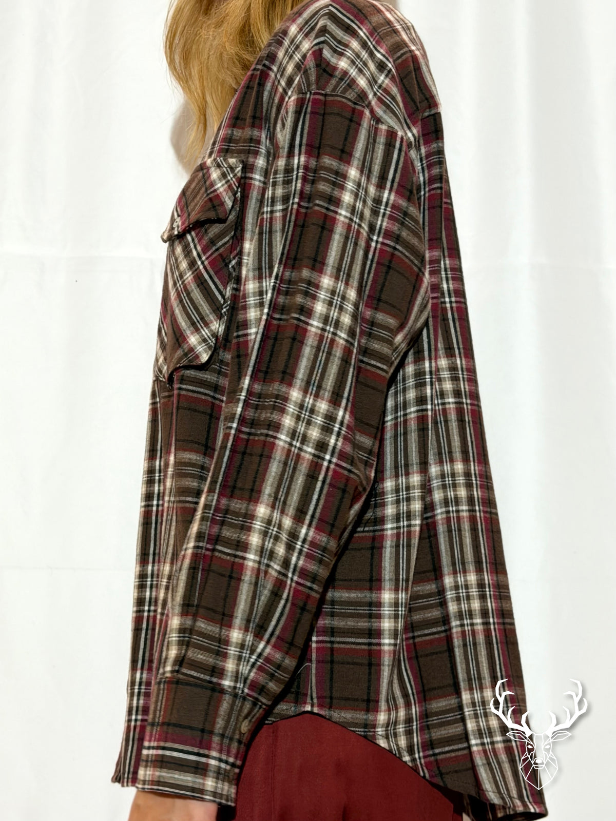Over Shirt Luzy  Ruby Check Aniye By