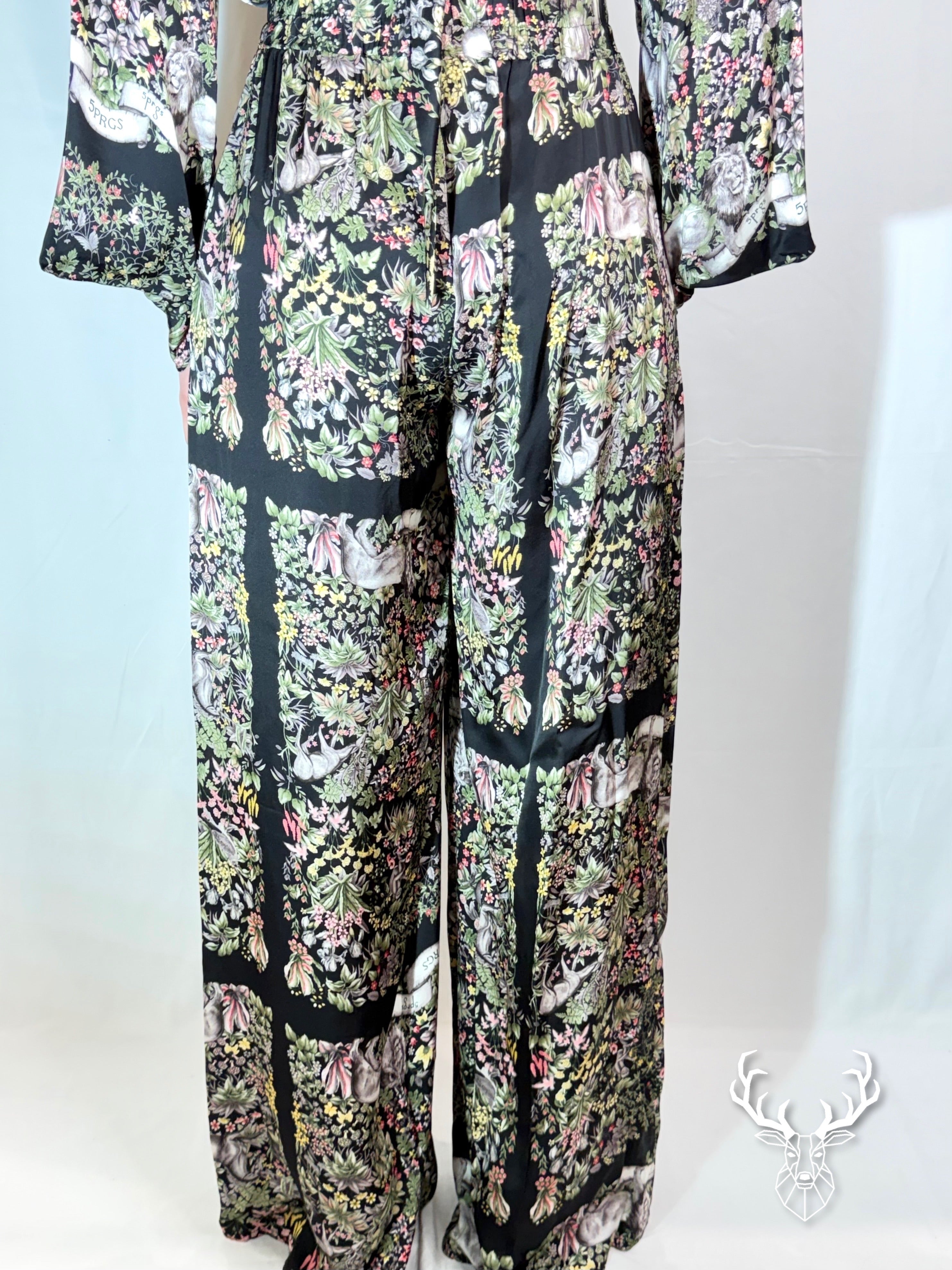 Pantalone Dritto Botanic Garden Black 5Progress