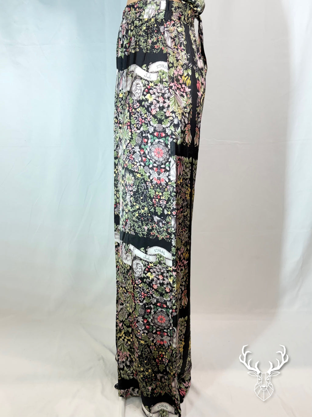 Pantalone Dritto Botanic Garden Black 5Progress