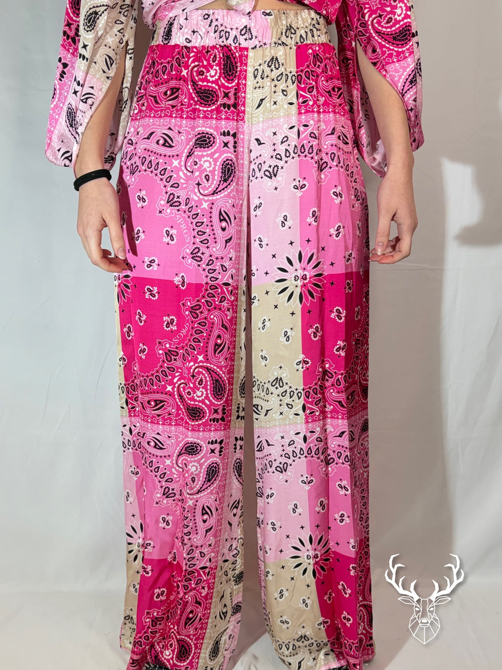 Pantalone Dritto Bandana Light Rose 5Progress
