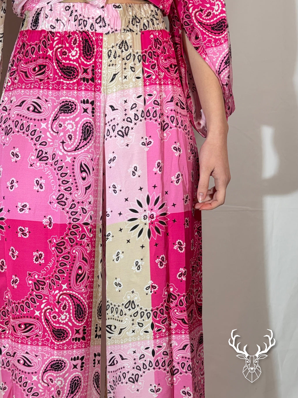 Pantalone Dritto Bandana Light Rose 5Progress