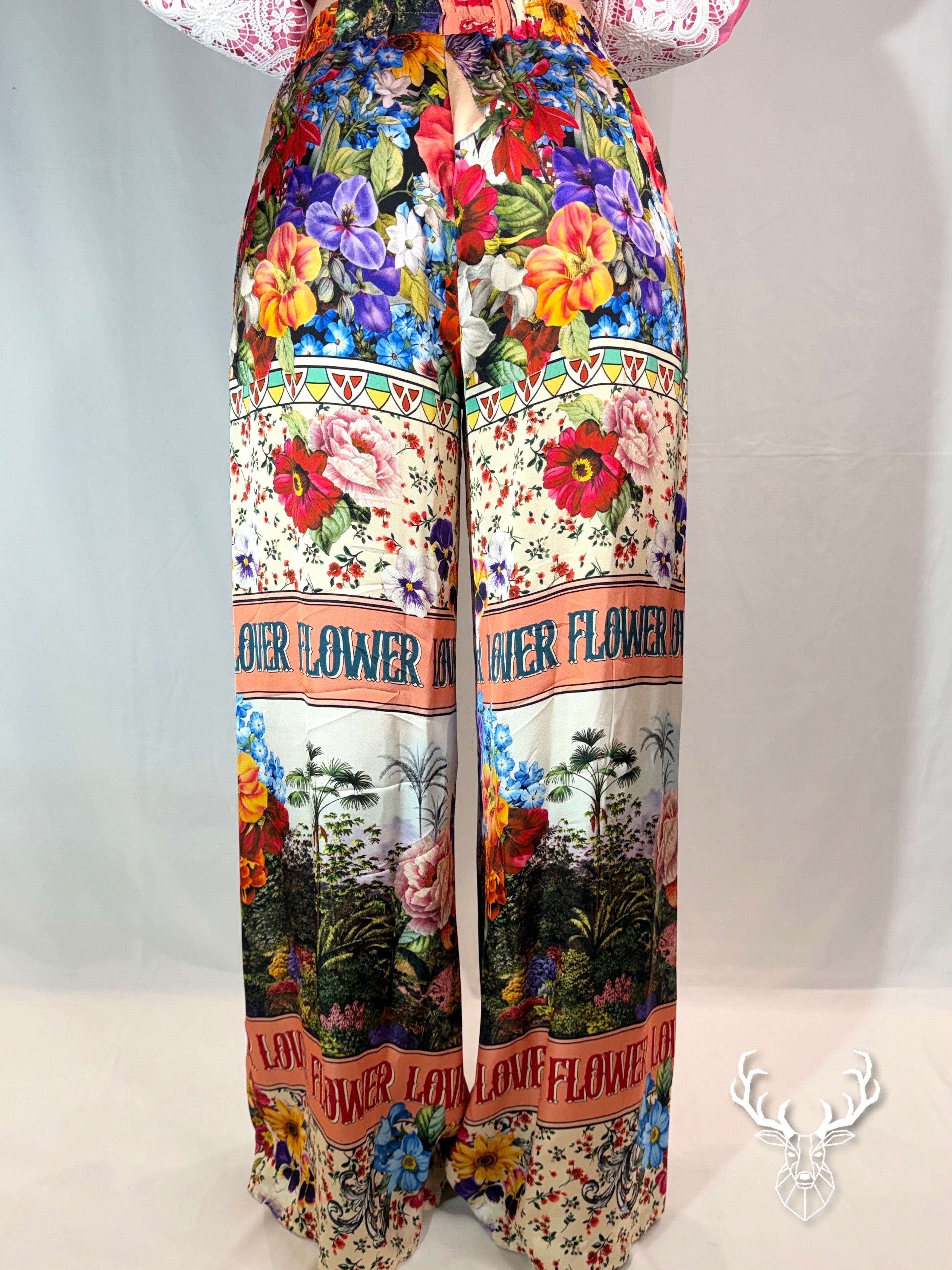 Pantalone Dritto Flower Lover 5Progress