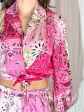 Camicia Incrociata Nodo Bandana Light Rose 5Progress