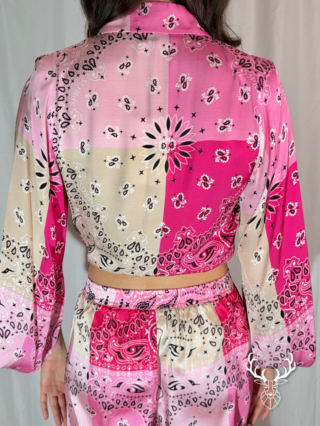 Camicia Incrociata Nodo Bandana Light Rose 5Progress